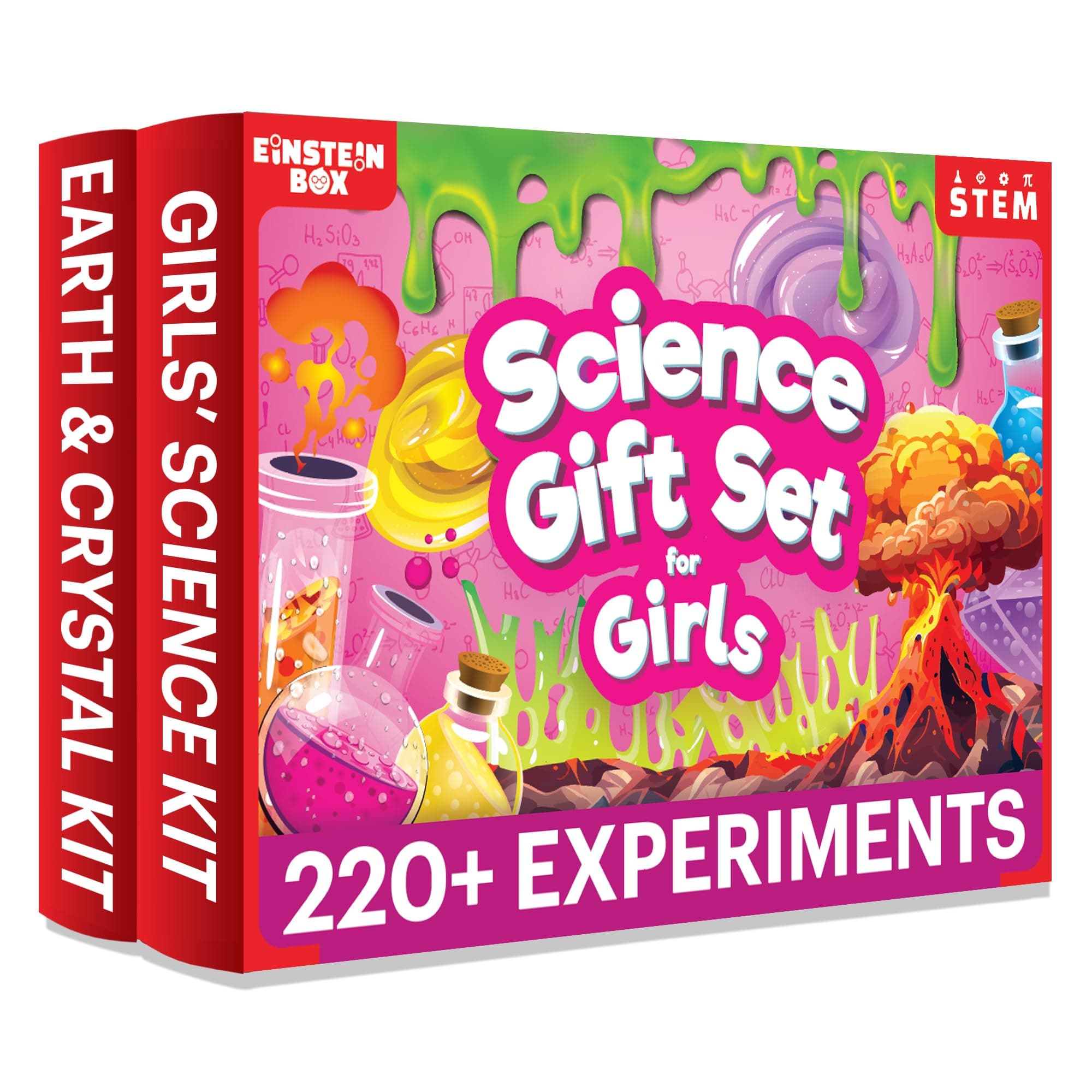 Einstein Box Science Gift Set for Girls Ages 8-10-12-14 Years | Rakhi Gifts for Girls | Birthday Gifts Ideas for Kids | STEM Learning Toys for 8,9,10,11,12,13,14-Year-Olds | 2-in-1 Learning Set |