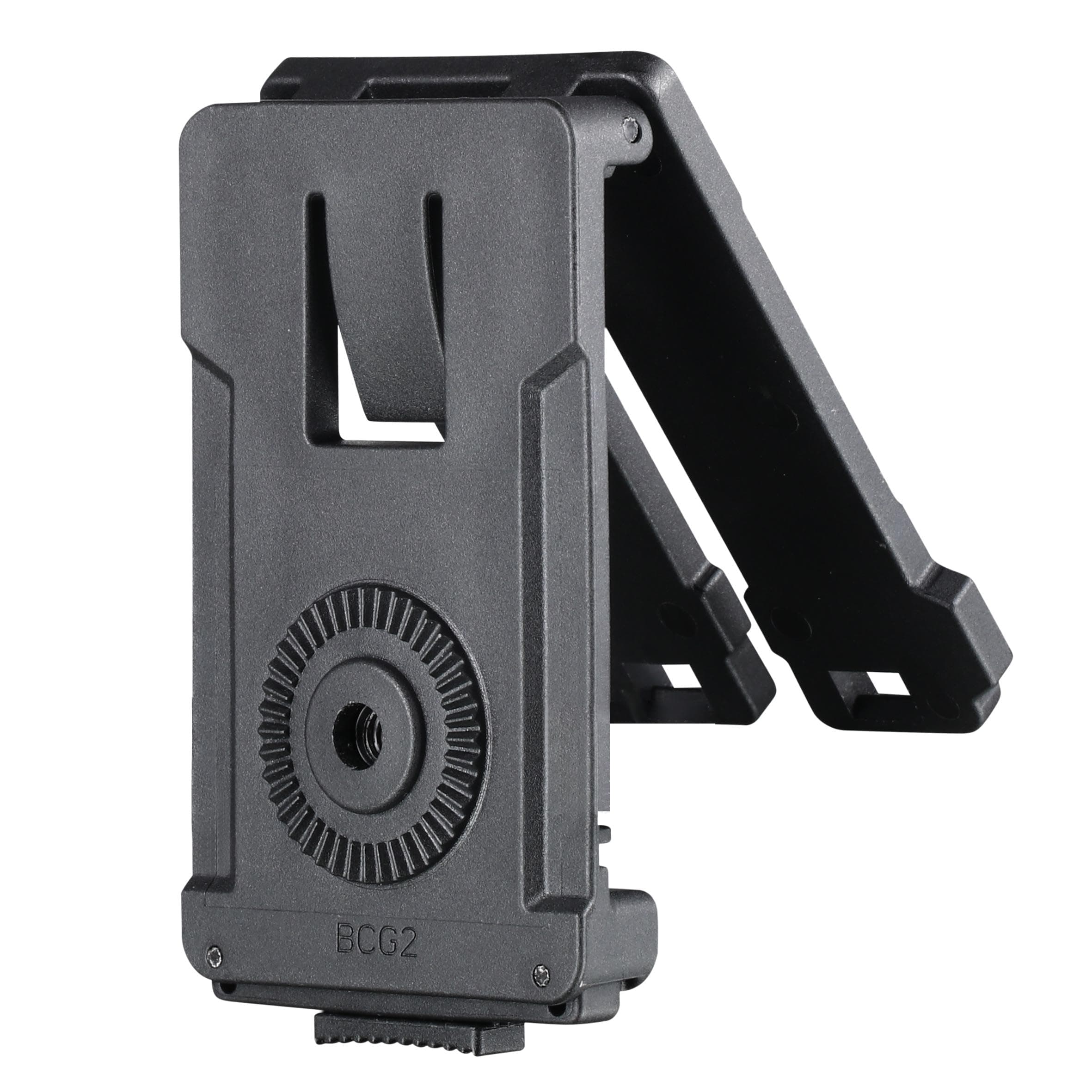 360° Adjustable Tactical Belt Clip Accessories, Polymer Open Type Belt Loop Attachment for Gun Holsters, Mag Pouches, and Duty Belts, Replace with Paddle Holster