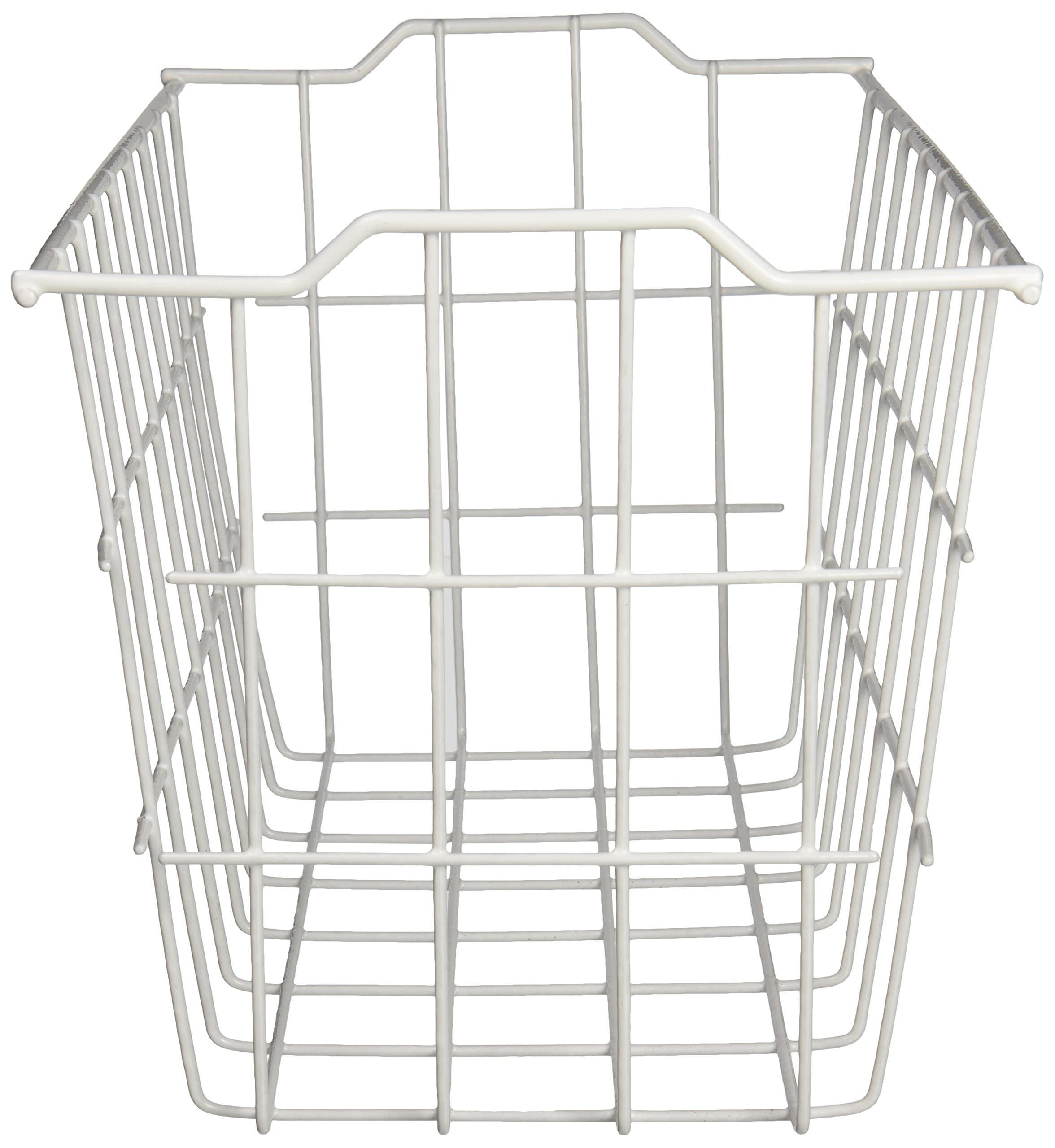 Grayline 40604, Storage Basket, White, Steel, Extra Deep