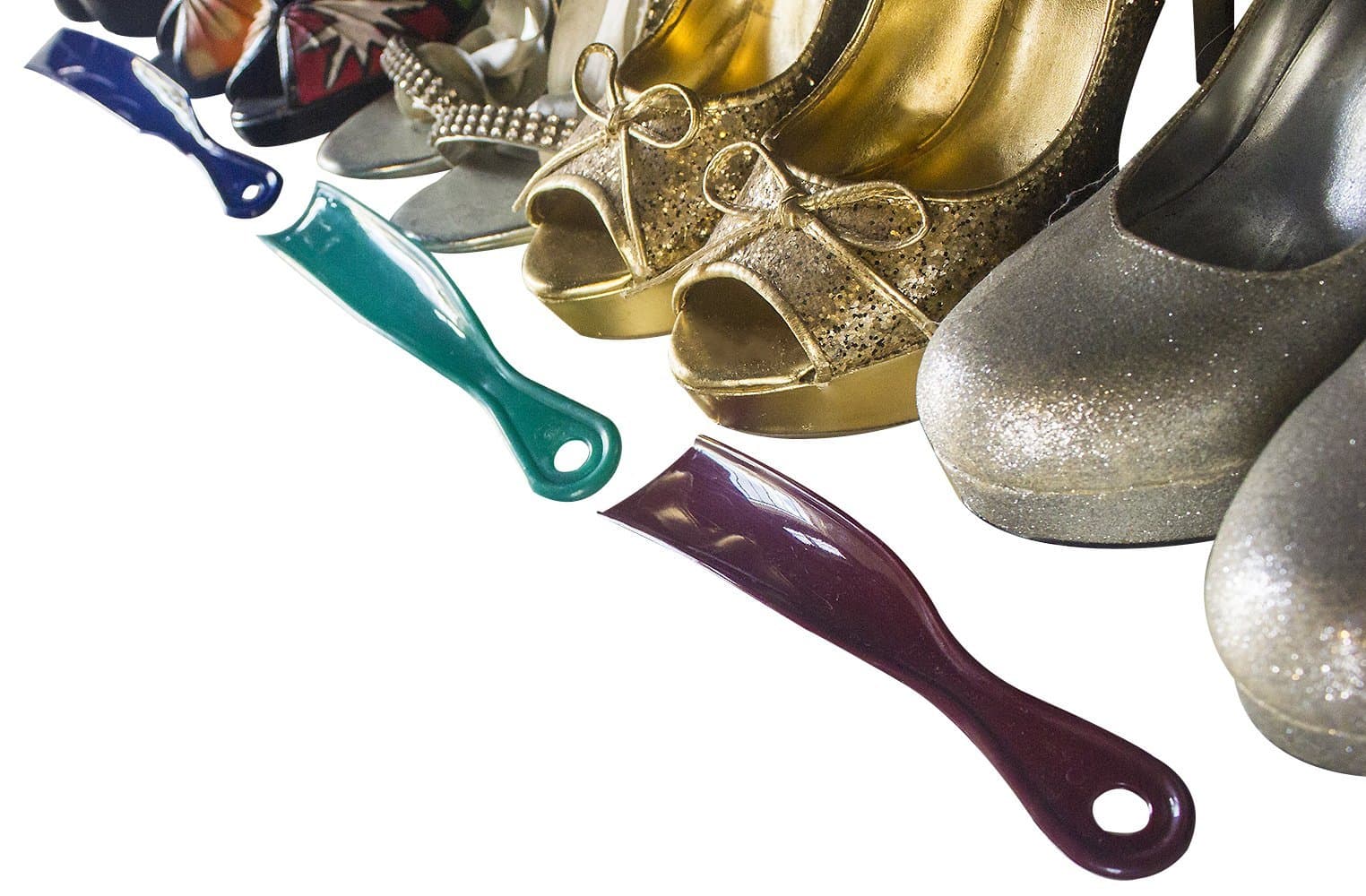 Legacy MC Plastic Shoe Horn with Long Medium and Short Handle