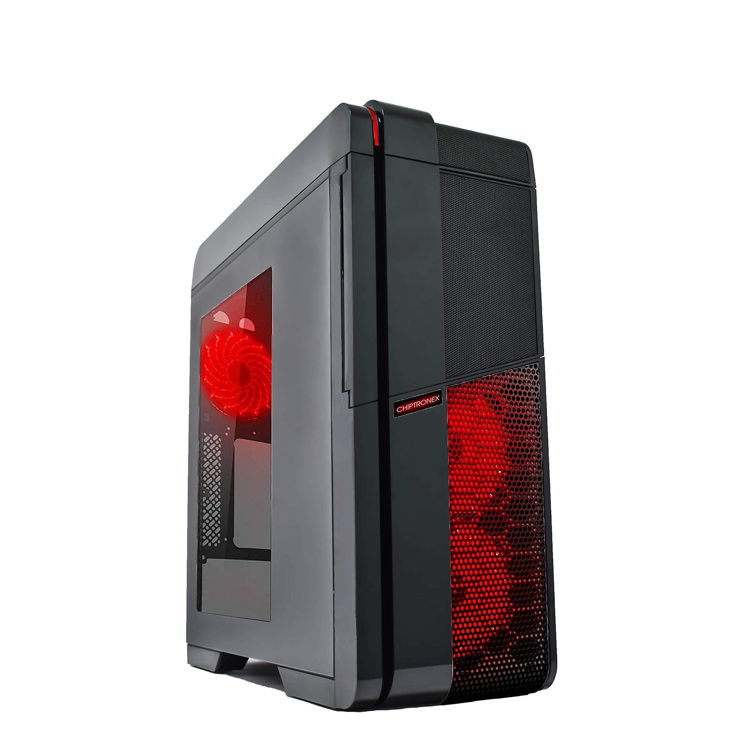 CHIPTRONEX Ghost GNX100 Mid Tower Cabinet ATX case Black (Without SMPS)
