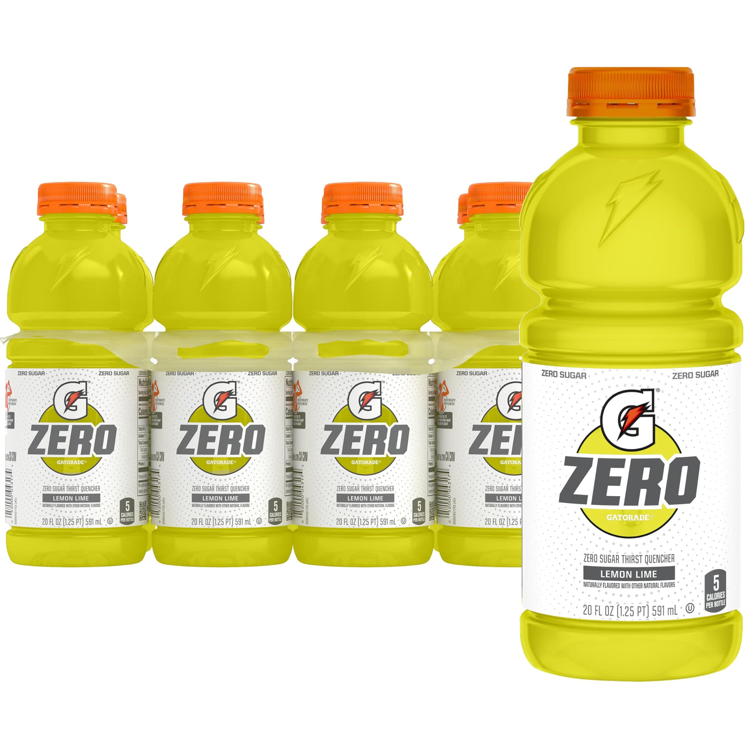 Lemon Lime Thirst Quencher, 20 Fl Oz Bottles, 8 Pack