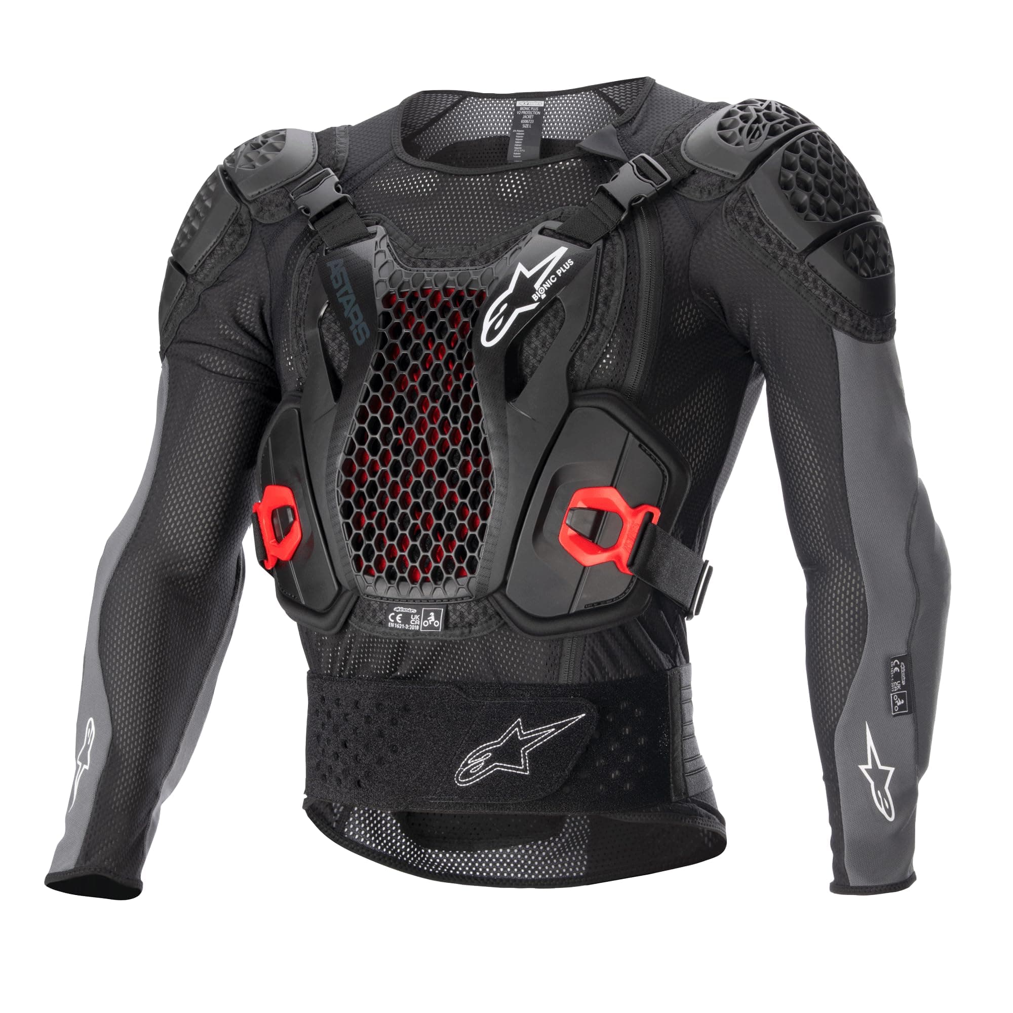 Alpinestars Bionic Plus V2 Protective Jacket Black/Anthracite/Red