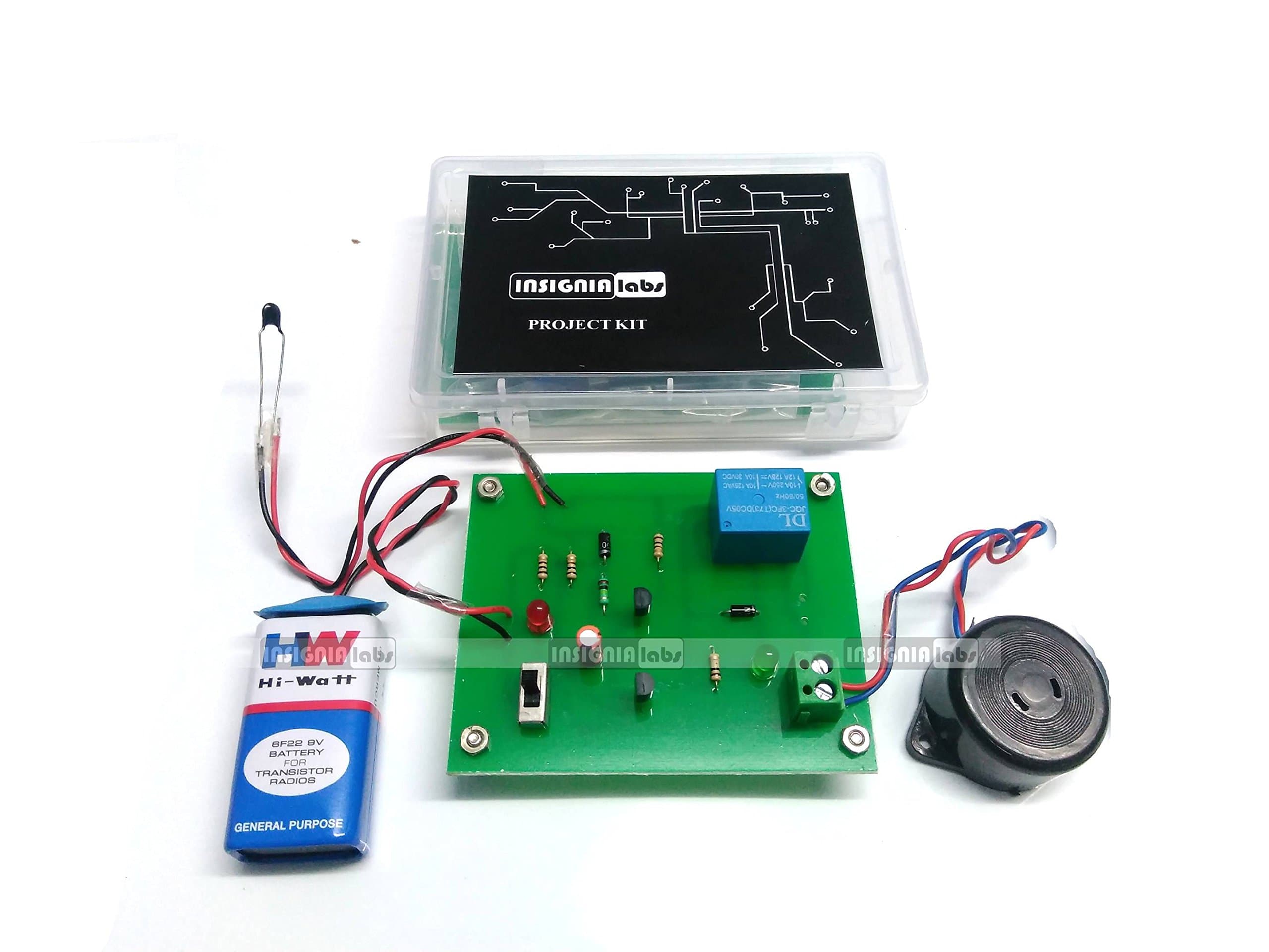 FIRE Detector & Alarm KIT Project - School College Electronic Project