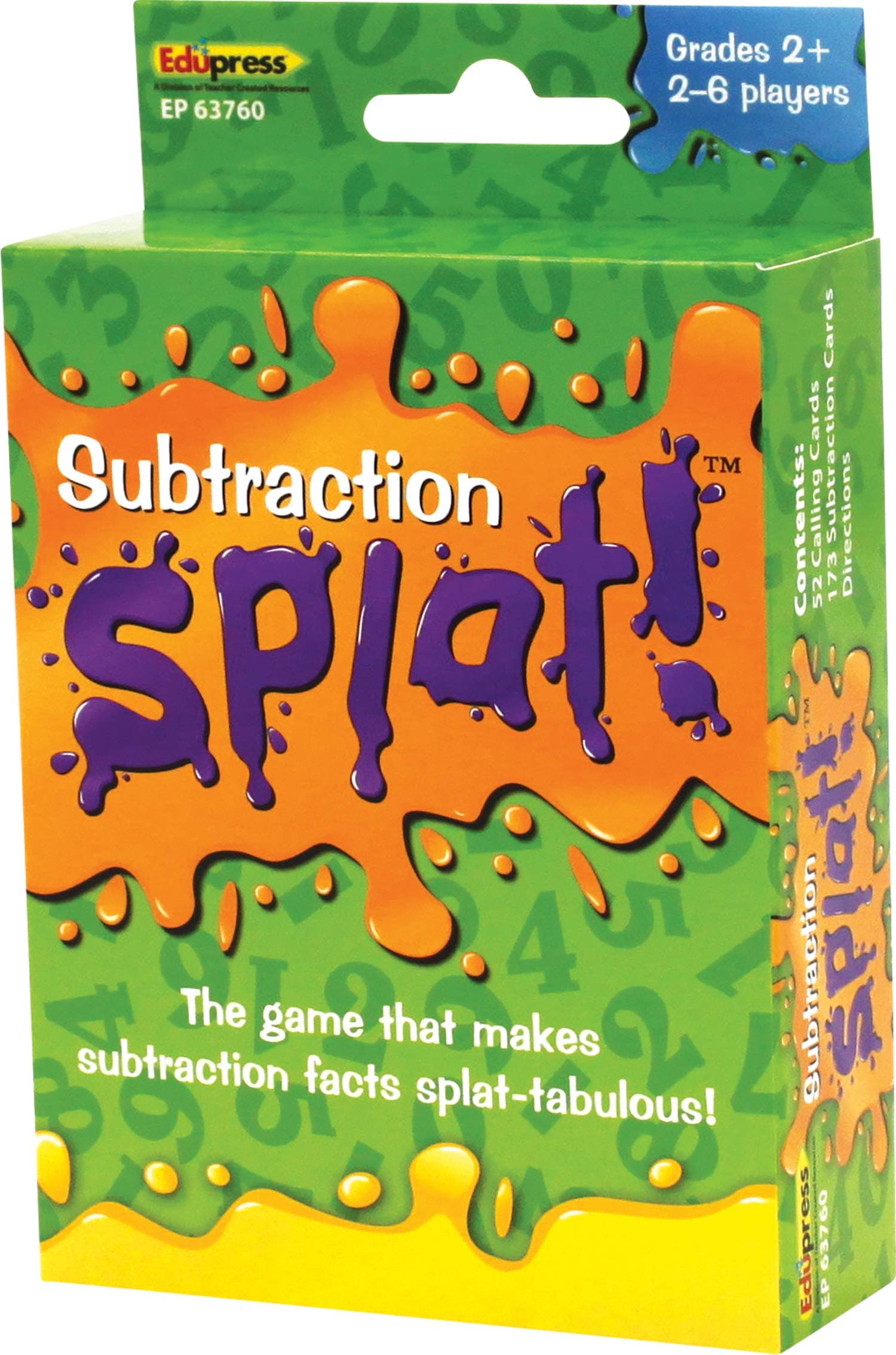 Edupress EP-3760 SUBTRACTION SPLAT GAME