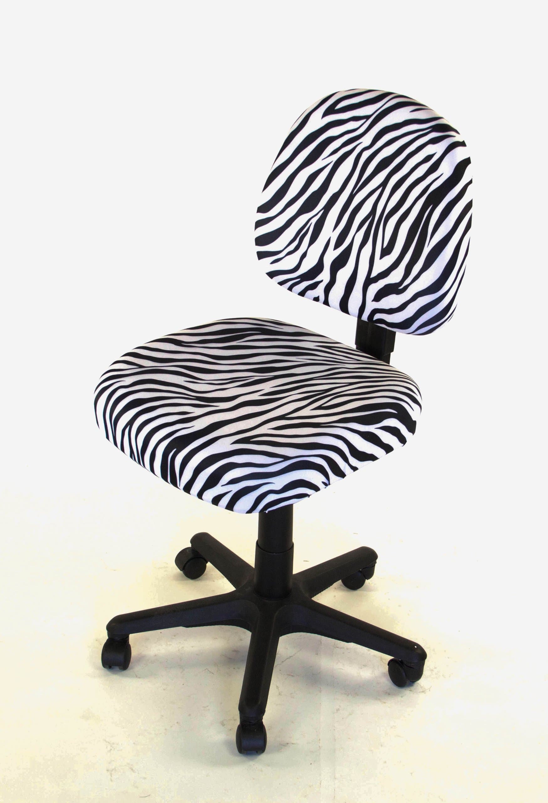 Office Chair Seat Cover Zebra