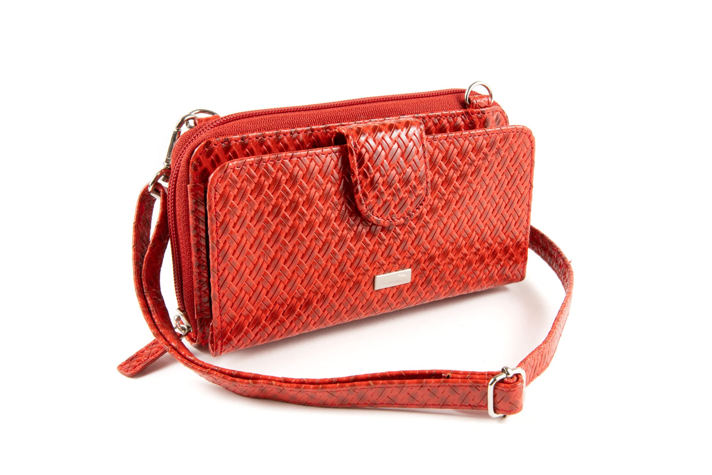 Women's Mini Purse Leather Crossbody RFID Blocking Pebbled