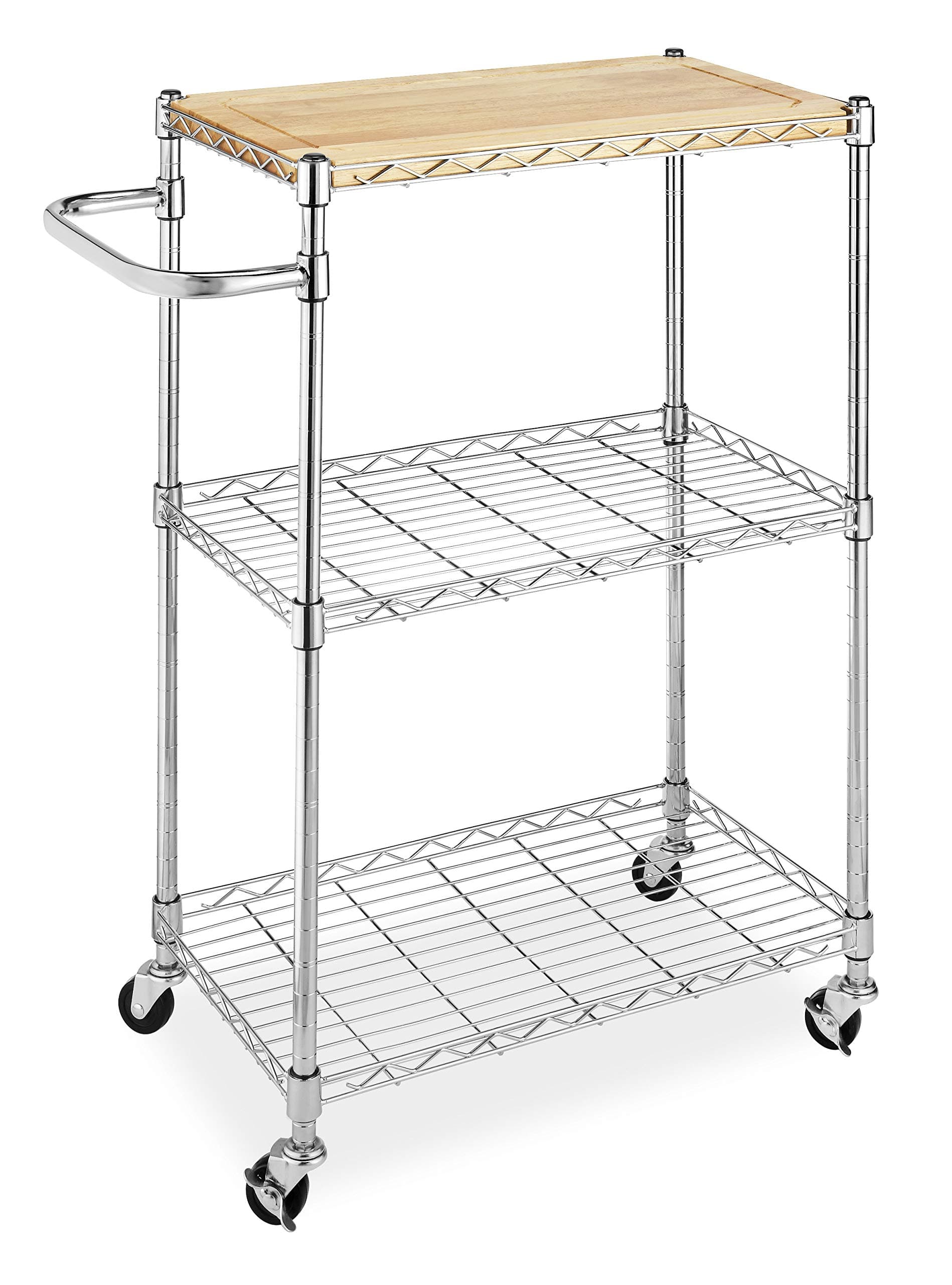 Supreme Kitchen Cart - Chrome