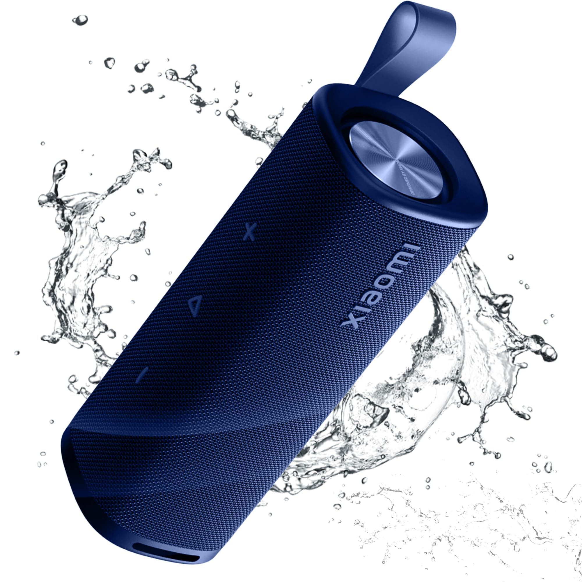 Portable Bluetooth Speaker Bluetooth 5.4, IP67 Wireless Speaker Waterproof with 12 Hours Playback Time, Supports TWS Connection (Blue)