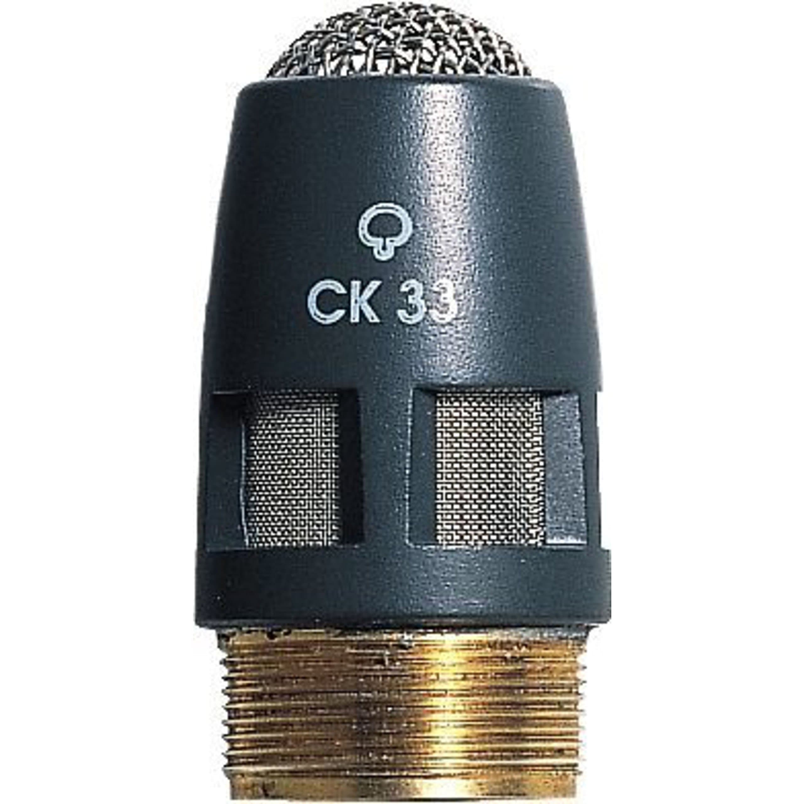 AKG Pro Audio CK33 High-Performance Hypercardioid Condenser Microphone Capsule, Grey