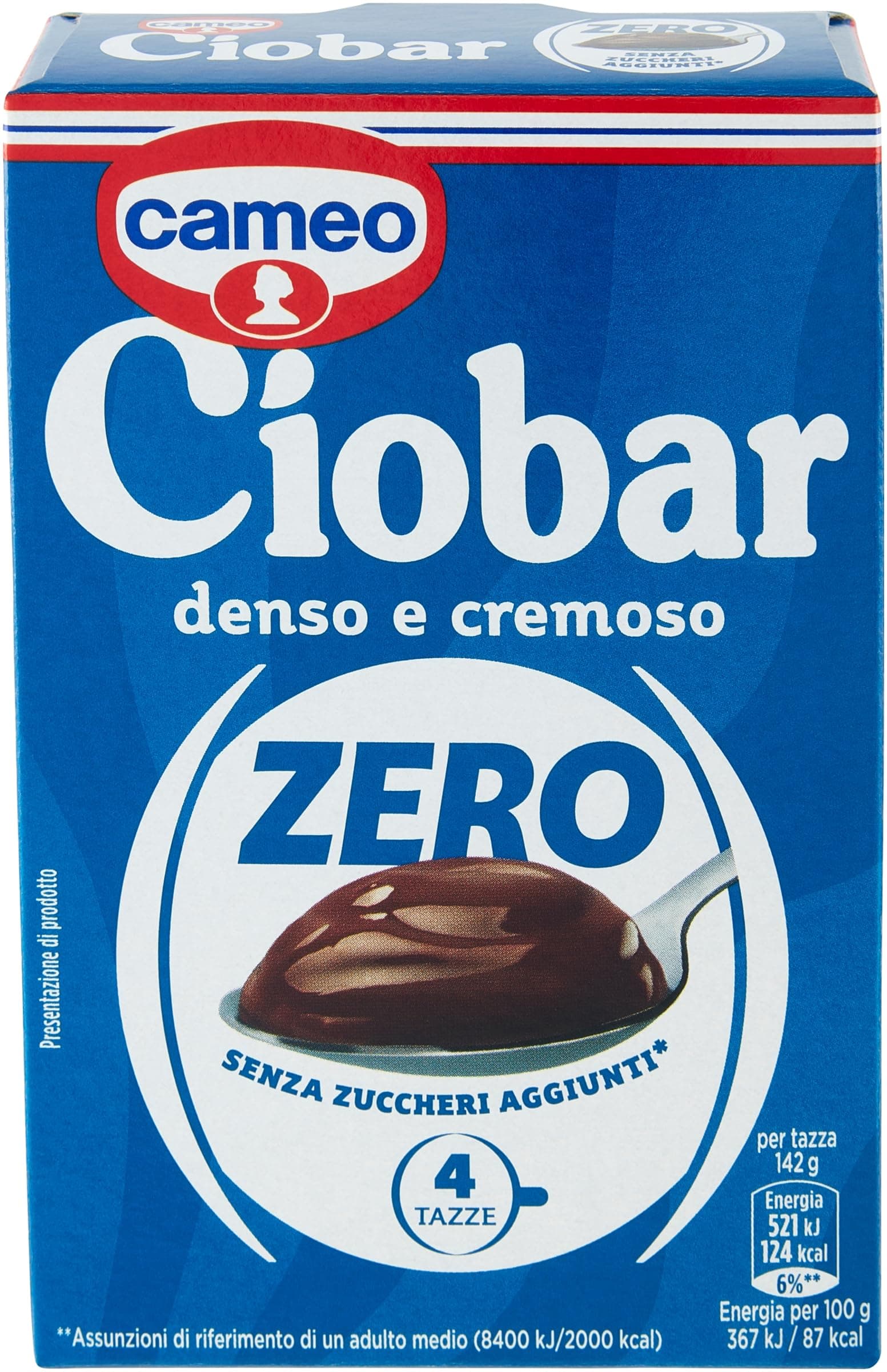 Ciobar Zero - with no Added Sugar (4 x 19g)