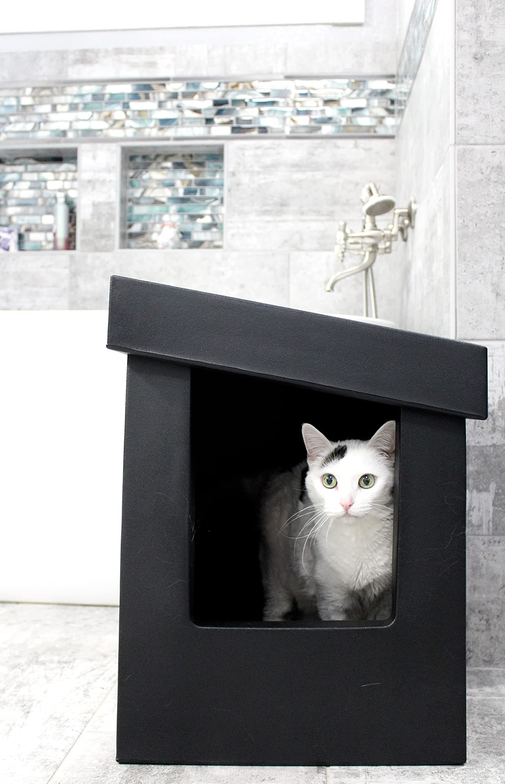 Kitangle Modern Cat Litter Box, Slope Style XL