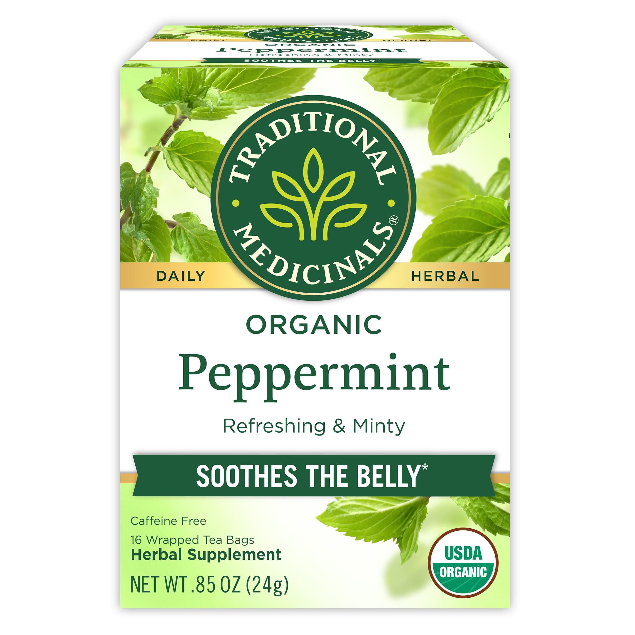 Organic Peppermint Tea 16 Bags
