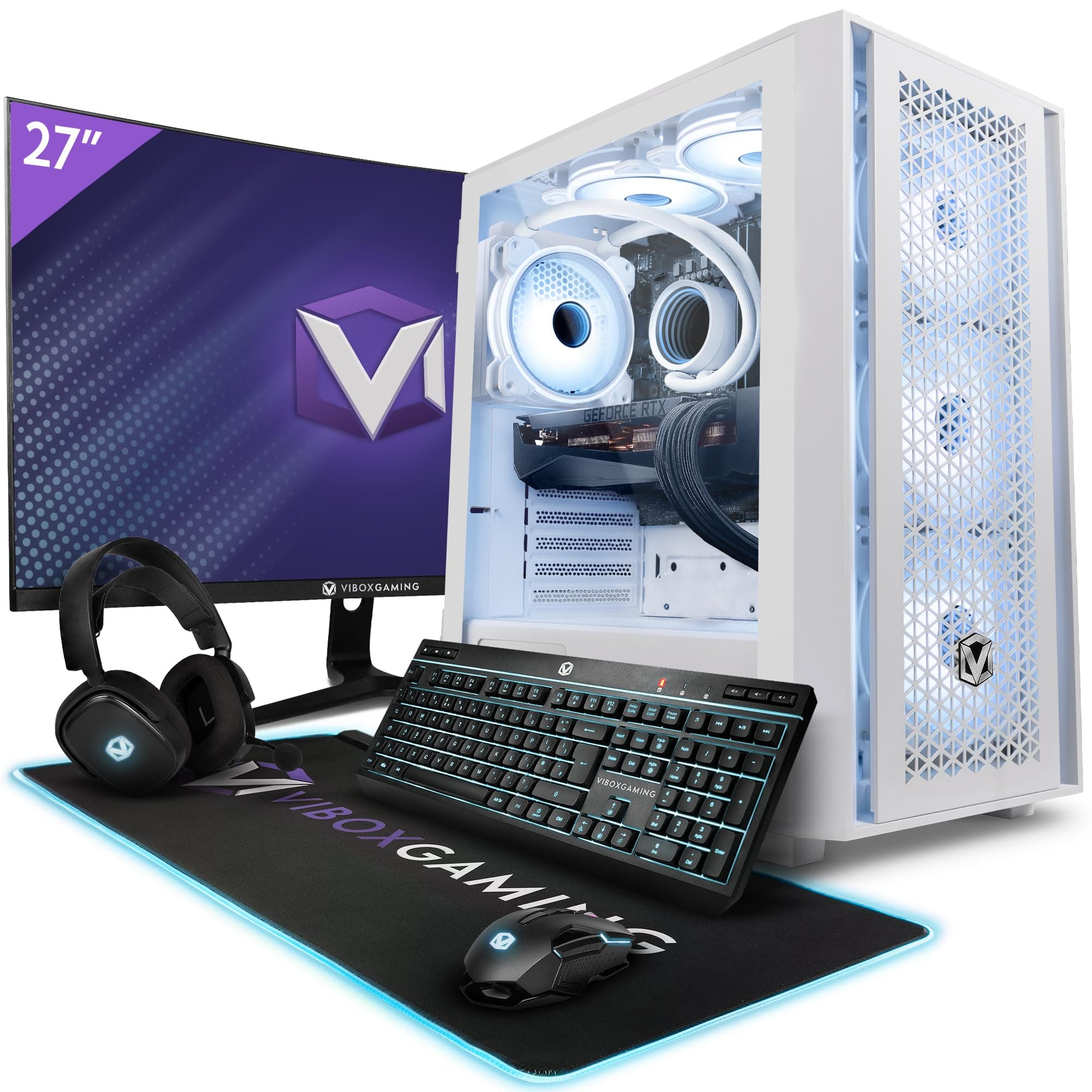Vibox VIII-126 Gaming PC Bundle • Intel Core i9 12900KF 5.2GHz • Nvidia RTX 5090 32GB • 32GB RAM • 2TB NVMe SSD • Windows 11 • 27" Monitor • WiFi