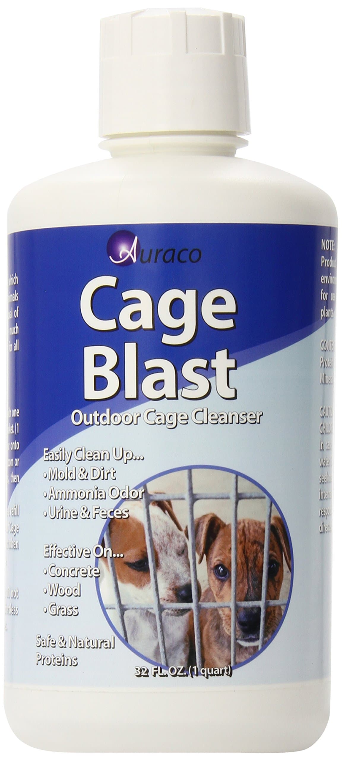 Auraco Cage Blast Hose End Pet Deodorizer, 32 Fluid Ounce