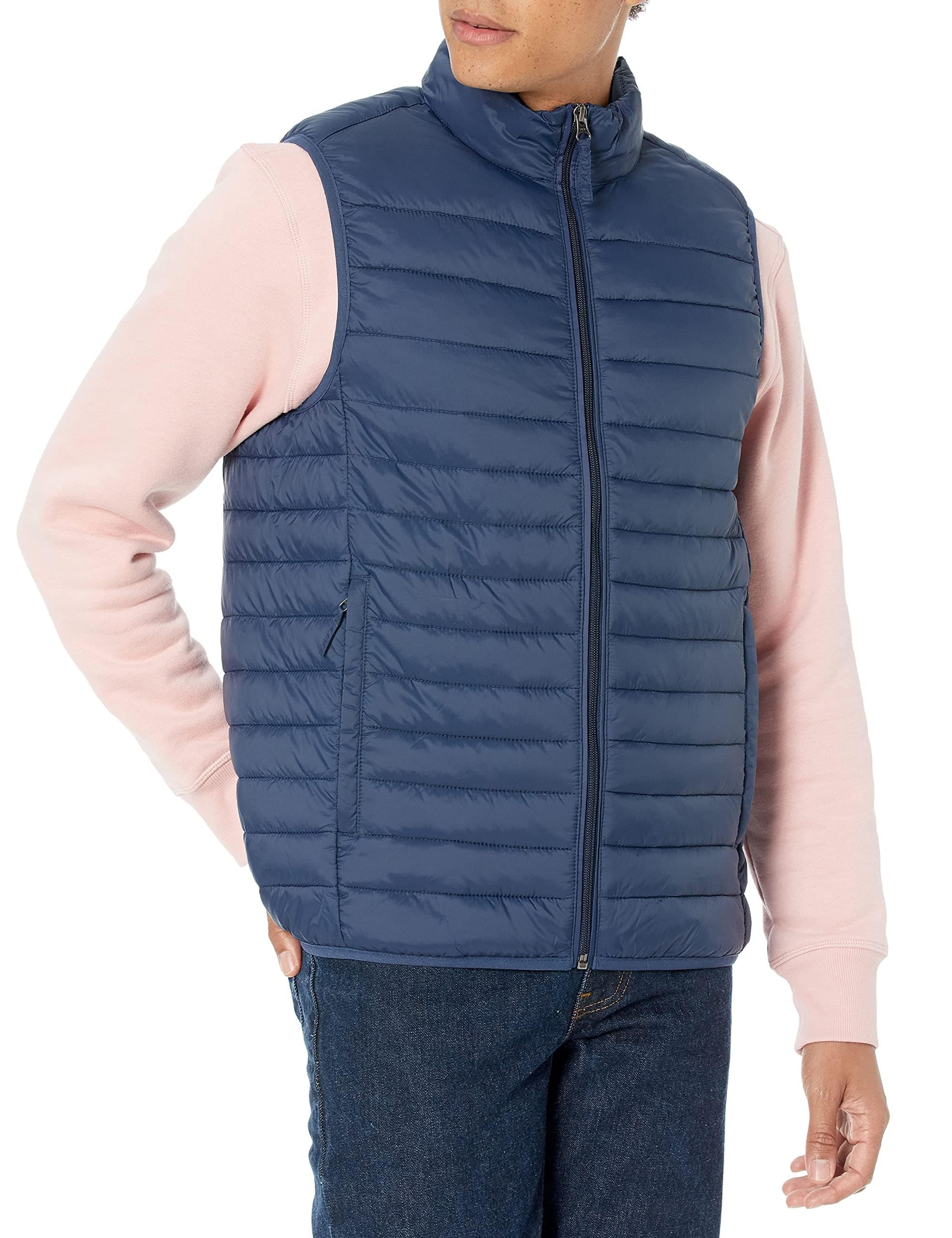 Amazon Essentials Men's Lightweight Water-Resistant Packable Puffer Gilet