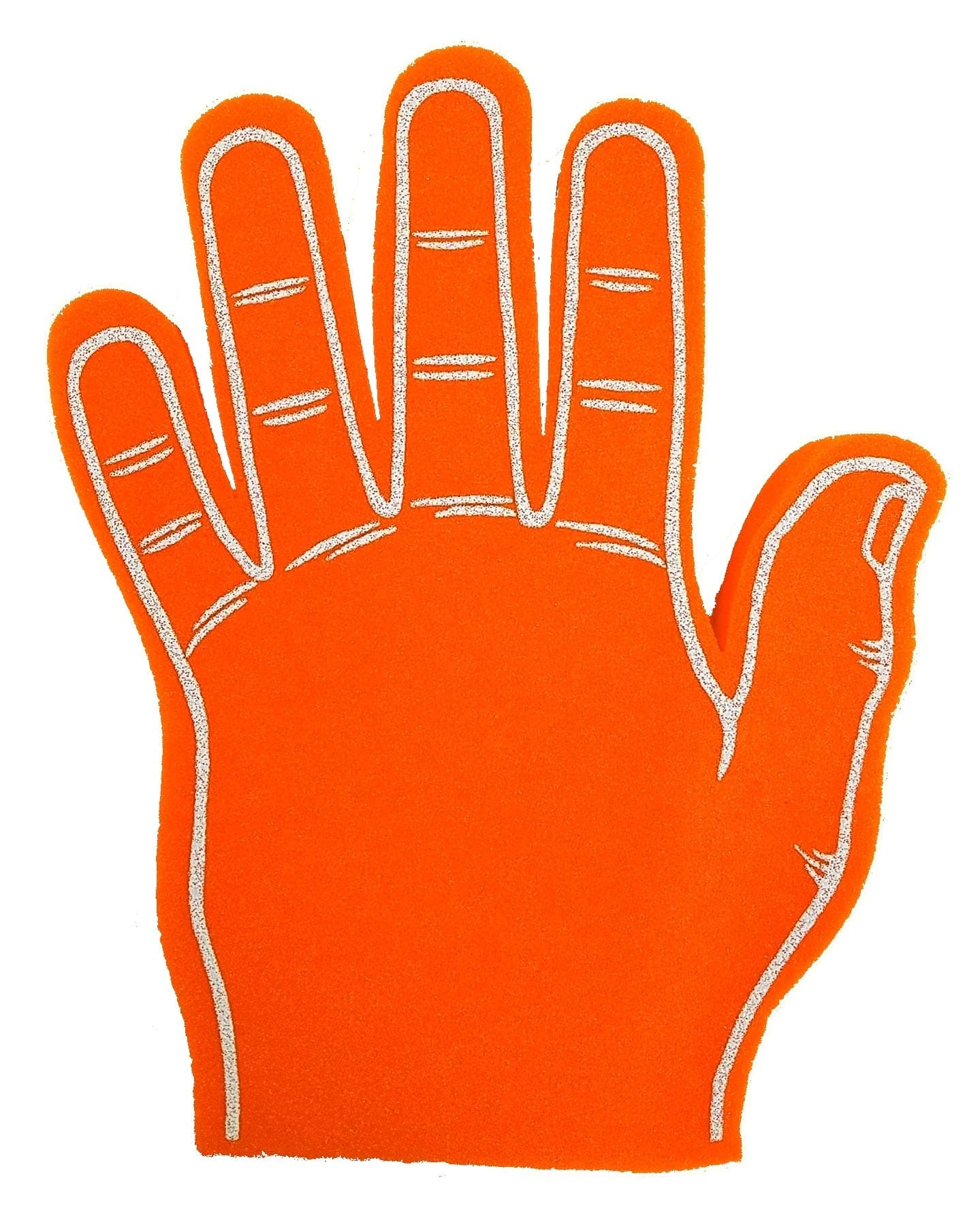 Hi-5 Giant Foam Hand, Orange