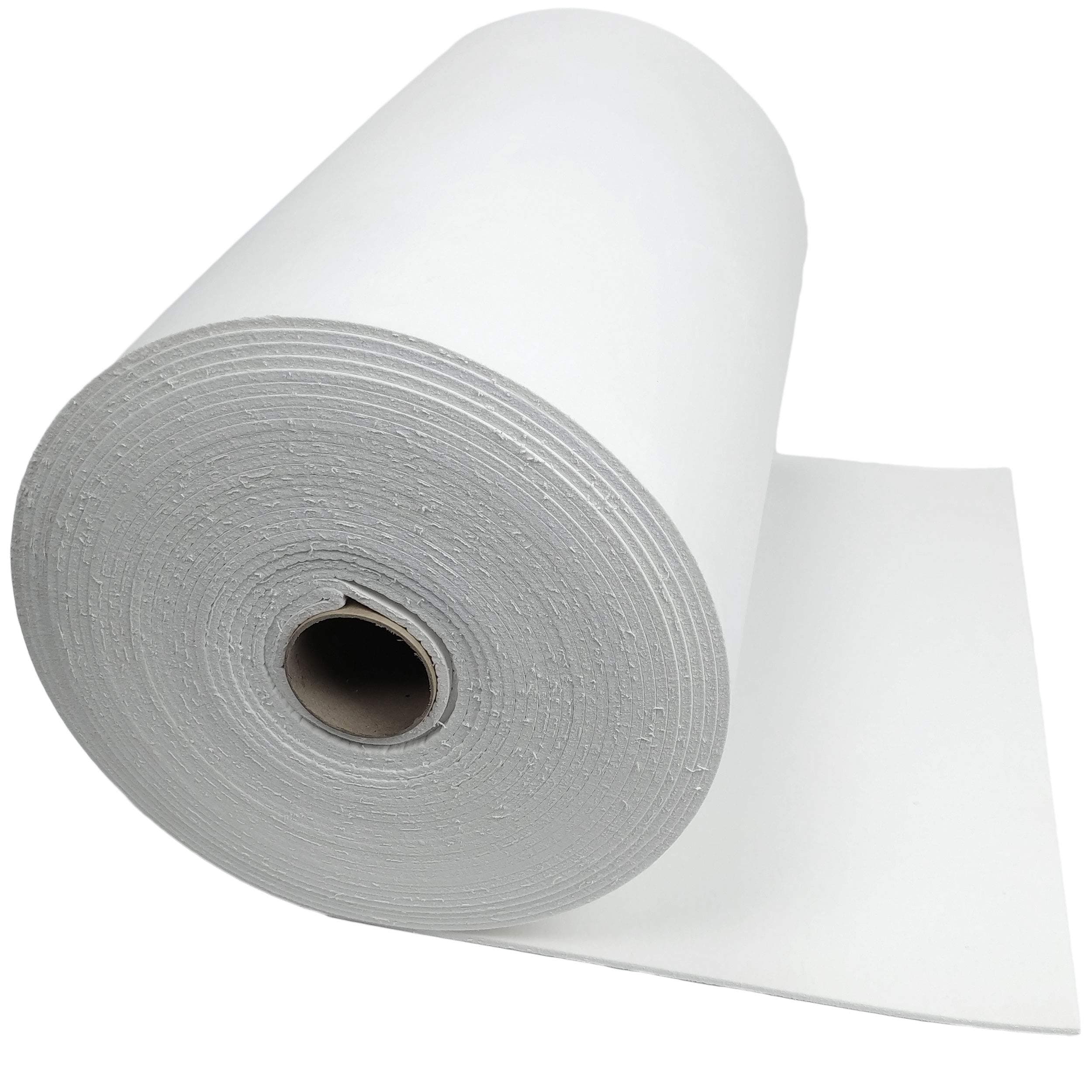 1/4" Thick Superwool Plus Paper, Morgan Thermal, 2000F Rated, 24" Wide x 62.5 Ft. Long, Ceramic Fiber Paper Alternative, PSWK2