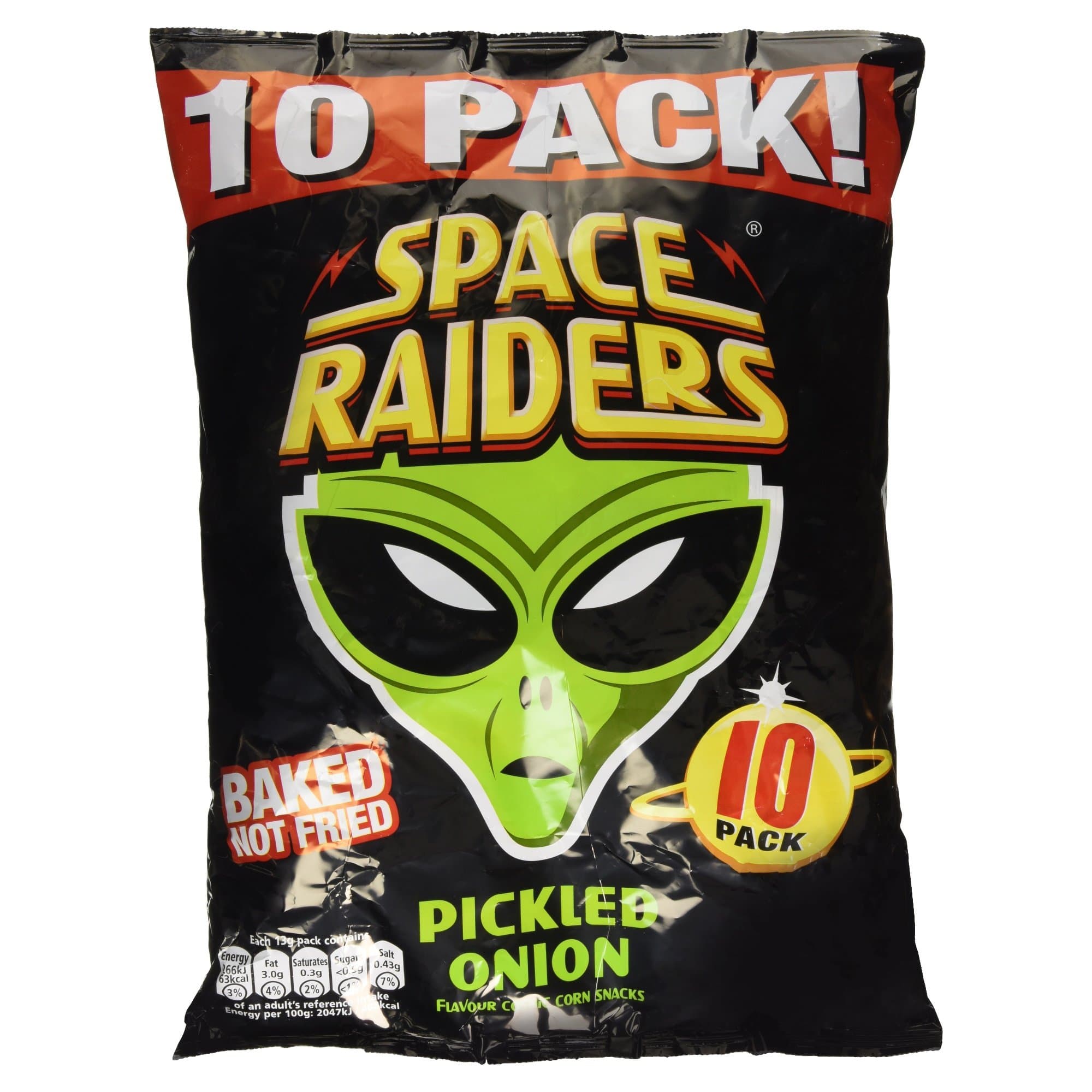 Space Raiders Pickled Onion, 10 x 13g