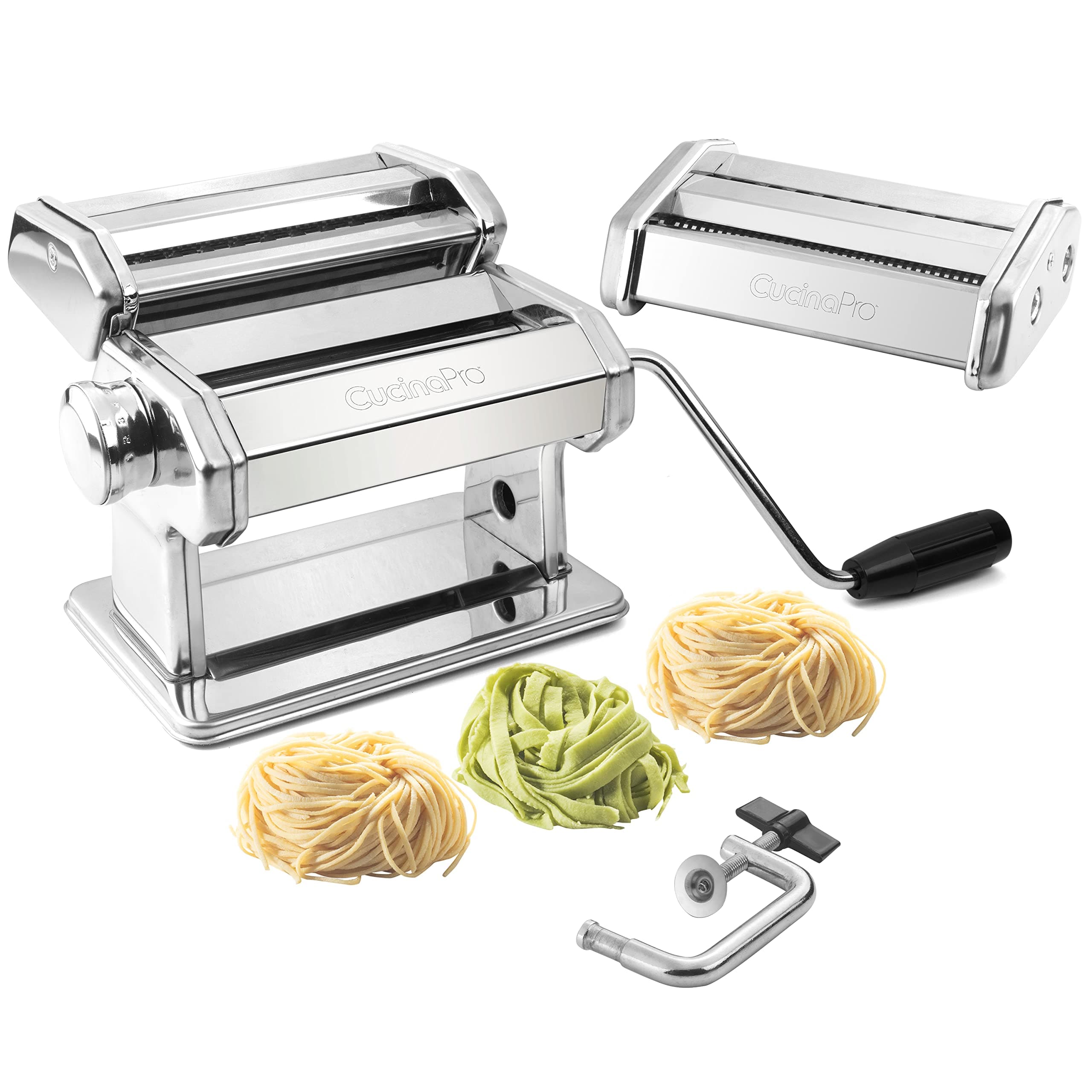 CucinaPro 177 Pasta Making Machine, Chromed Steel