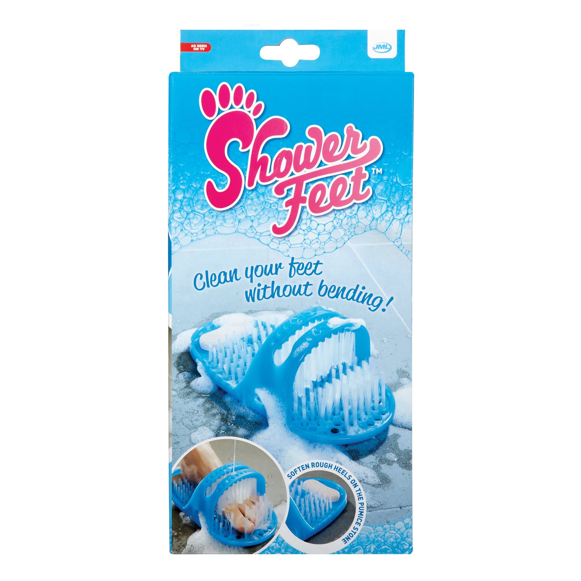 Blue Shower Feet Foot Scrubber