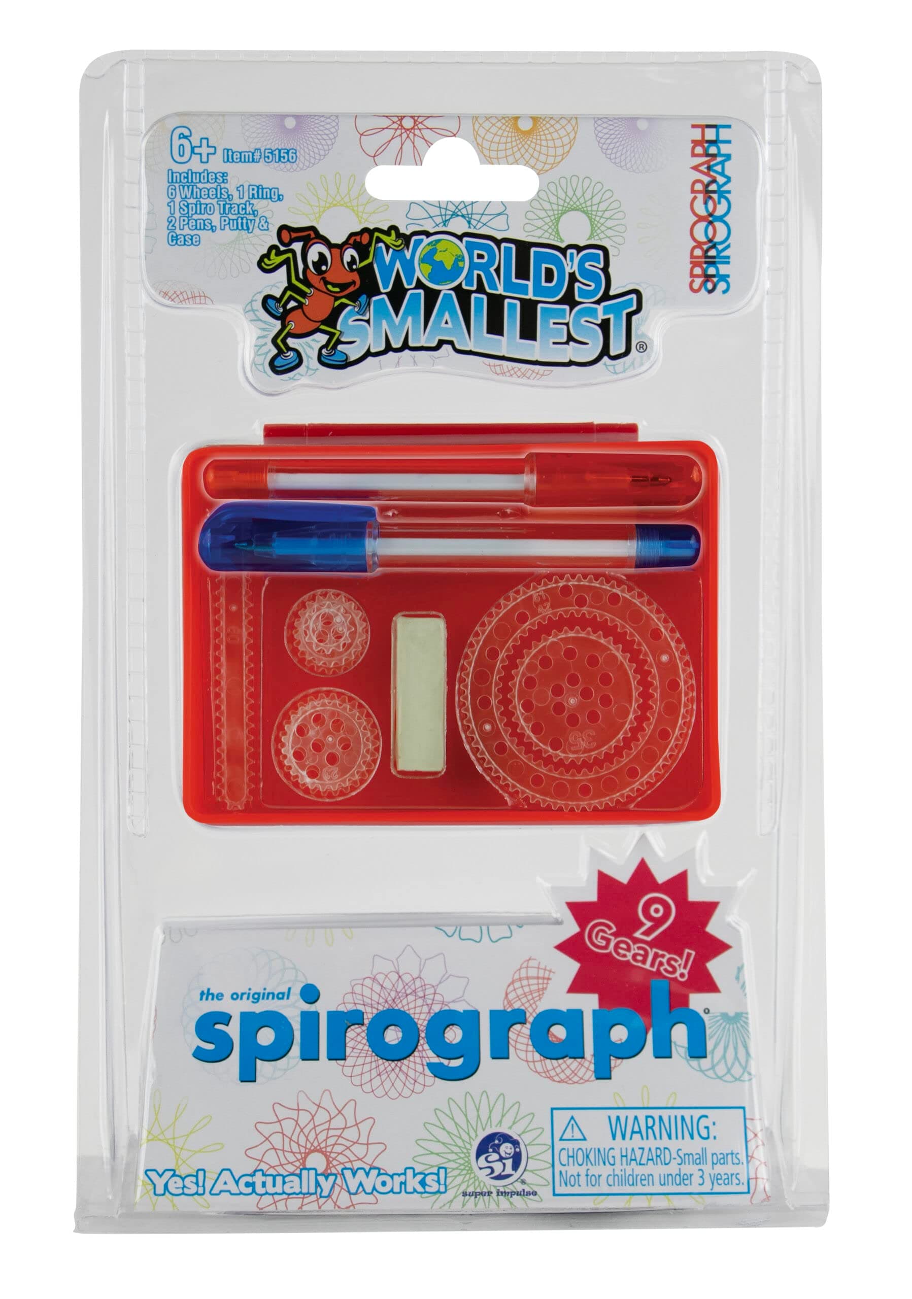 Worlds Smallest The Original Spirograph With 6 wheels