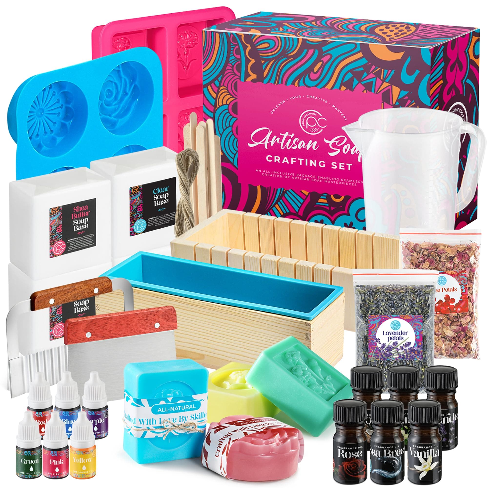 Soap Making kit, Soap Making, Soap molds, Soap Making Supplies, Soap kit, Soap Making Tools, Soap Cutters for soap Making, Soap Mold, Silicone Mold Making kit, Soap Cutter, Lye for soap Making, 2027