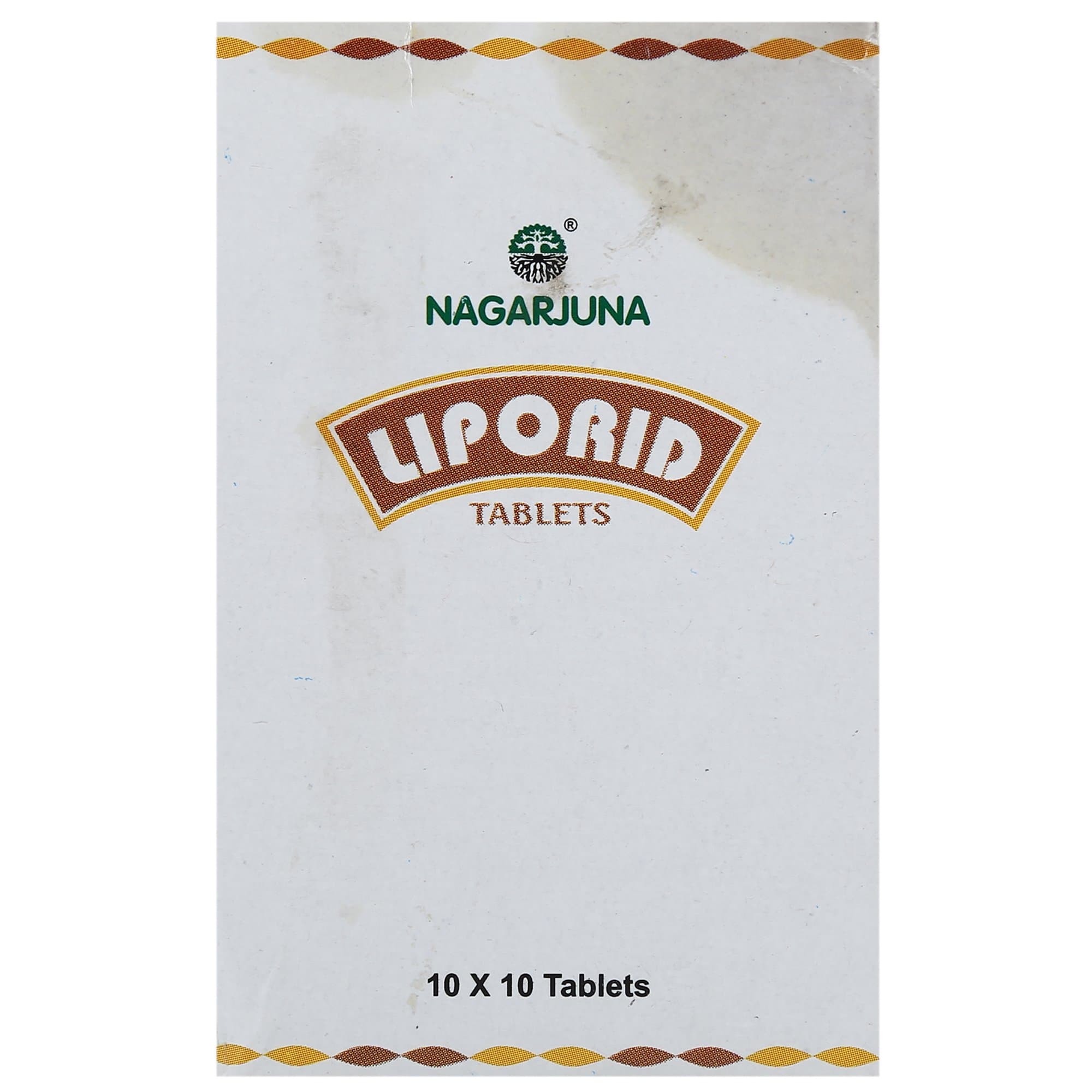 NAGARJUNA Liporid Tablets with Free Pachak Methi, Multi, Standard, 100 Count