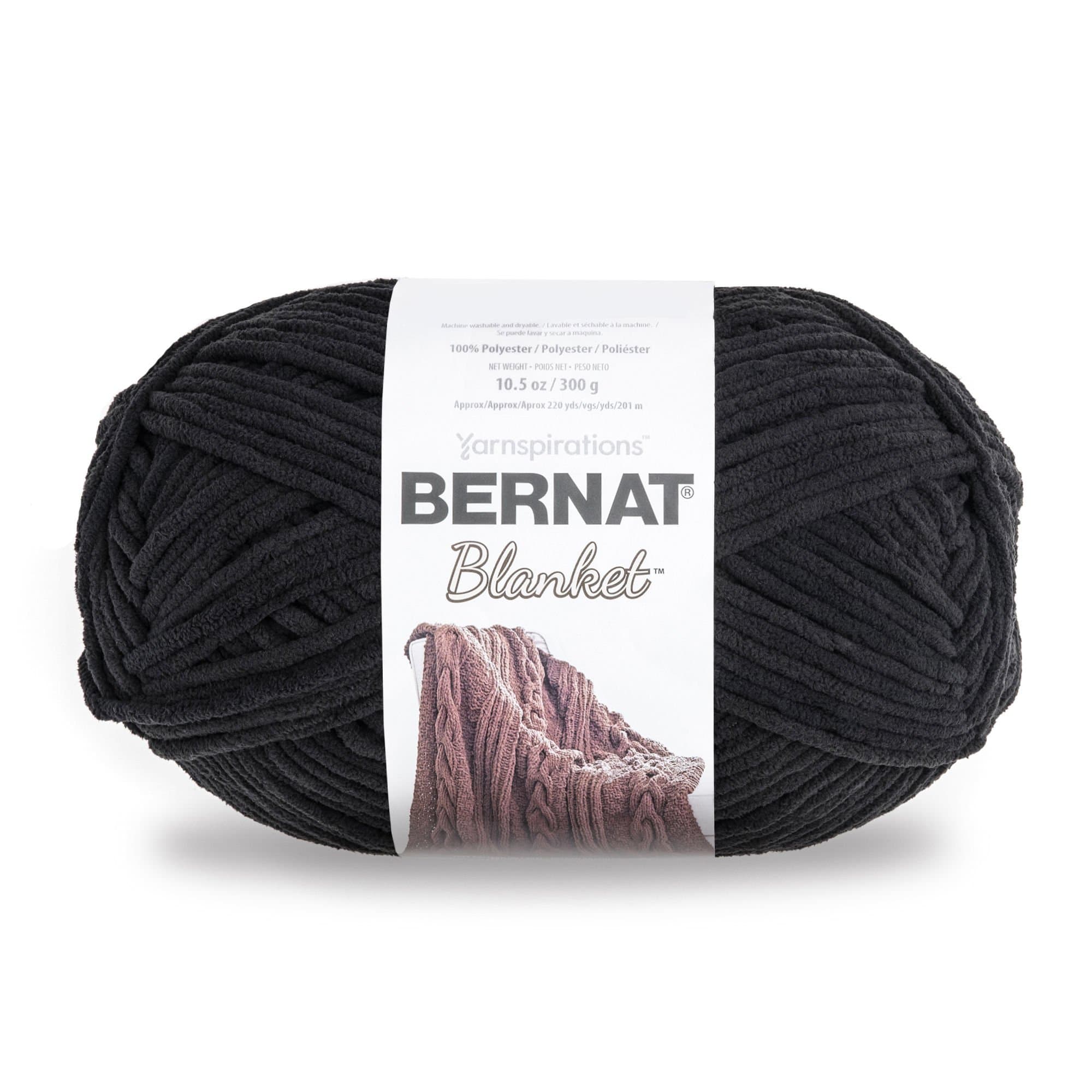 Bernat Blanket Yarn, 10.5 oz, Coal, 1 Ball