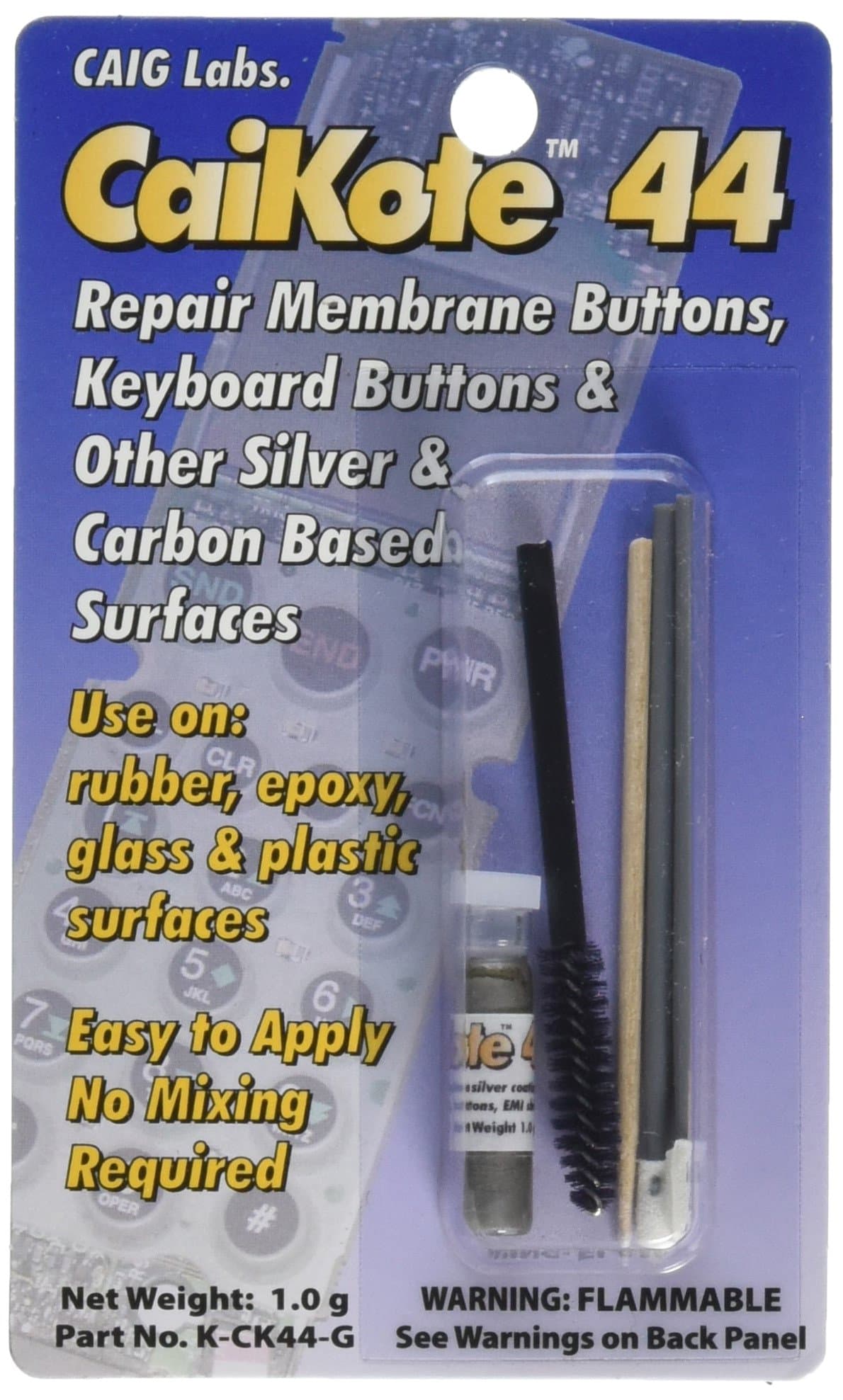 CaiKot 44, Conductive Silver/Carbon Coating for most surfaces