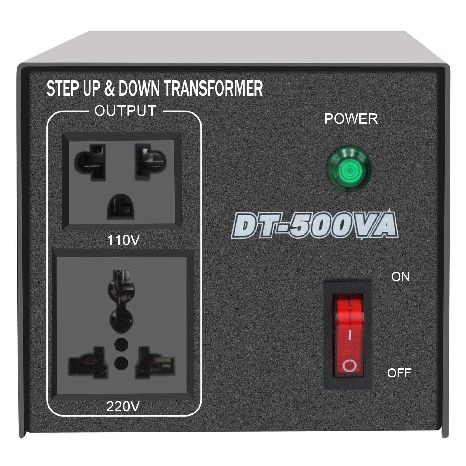 Step Up & Step Down Voltage Transformer Power Converter with US Power Cord,Convert 110V to 220V OR 220V to 110V w/US Power Cord,Circuit Breaker Protection use in Your Countries (500W)