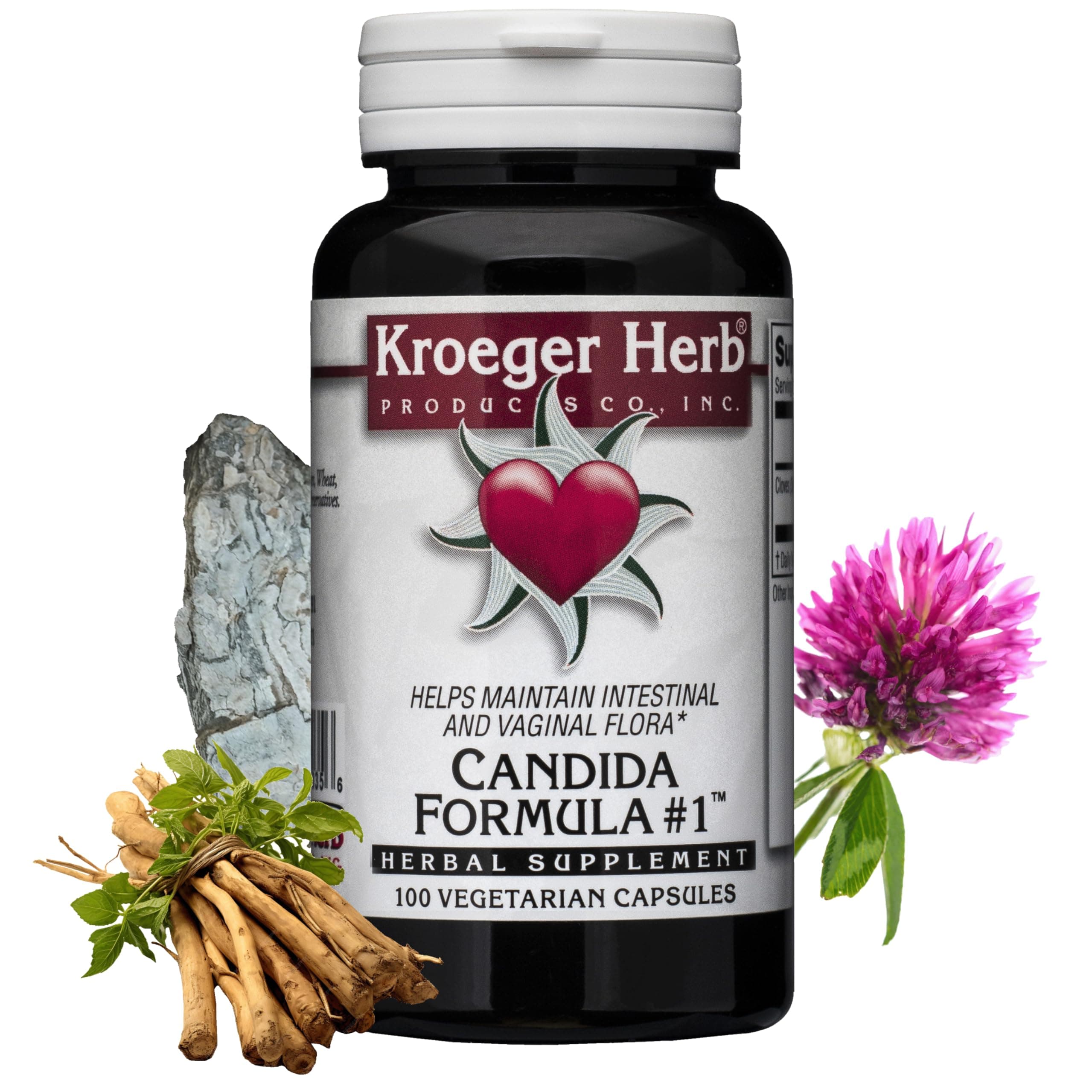 Kroeger Herb Candida Formula # 1 - 100 Capsules
