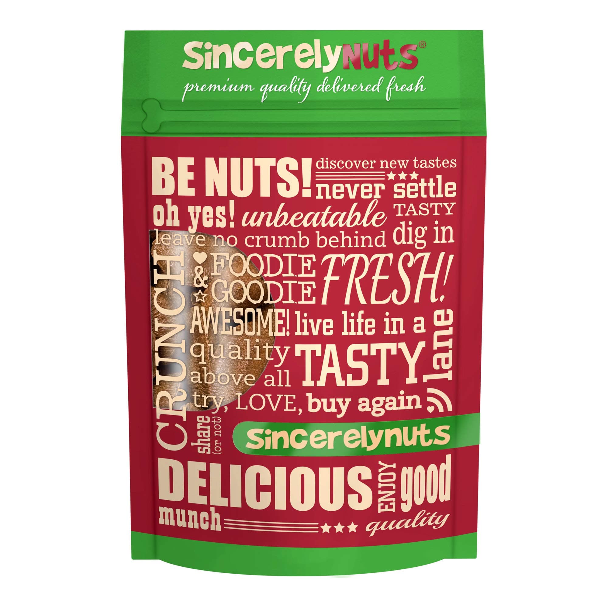 Sincerely Nuts Brazil Nuts in Shell (1 Lb. Bag) | Delicious Healthy Snacking Food | Whole, Kosher, Vegan, Gluten Free | Gourmet Snack | Great Source of Protein, Vitamins & Minerals