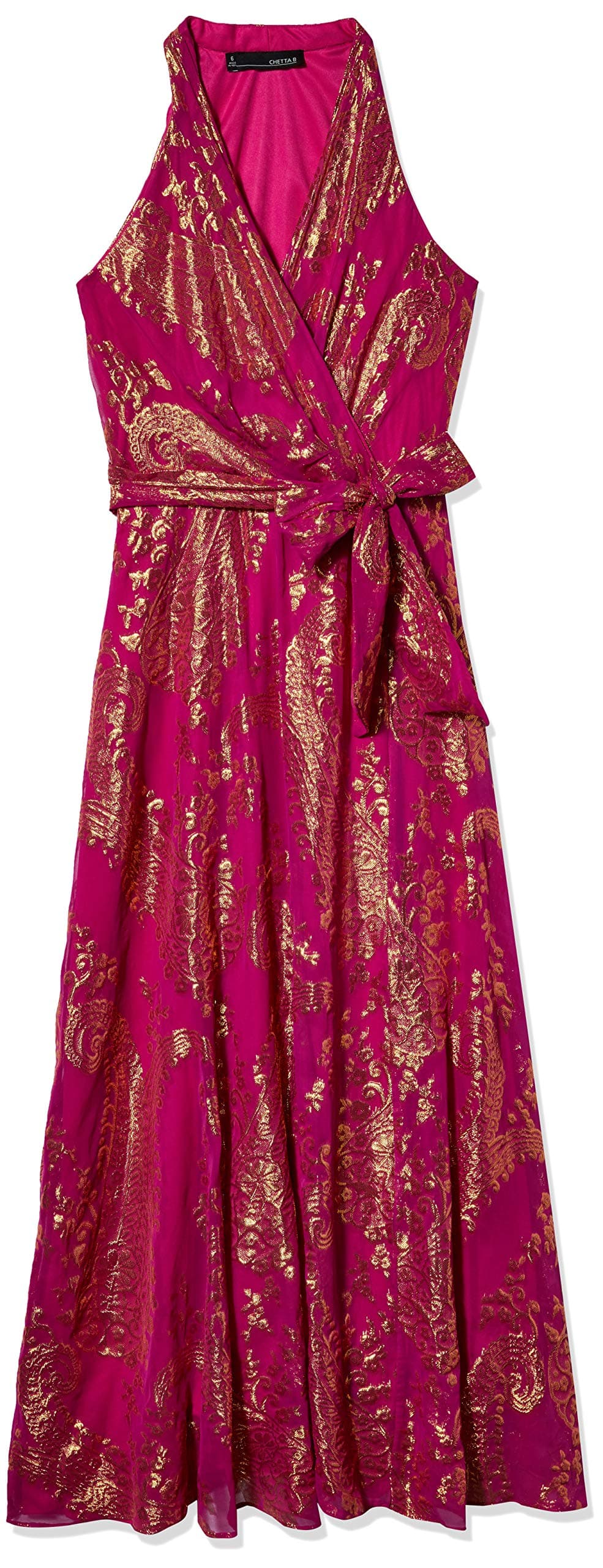 Women's Metallic Floral Gown