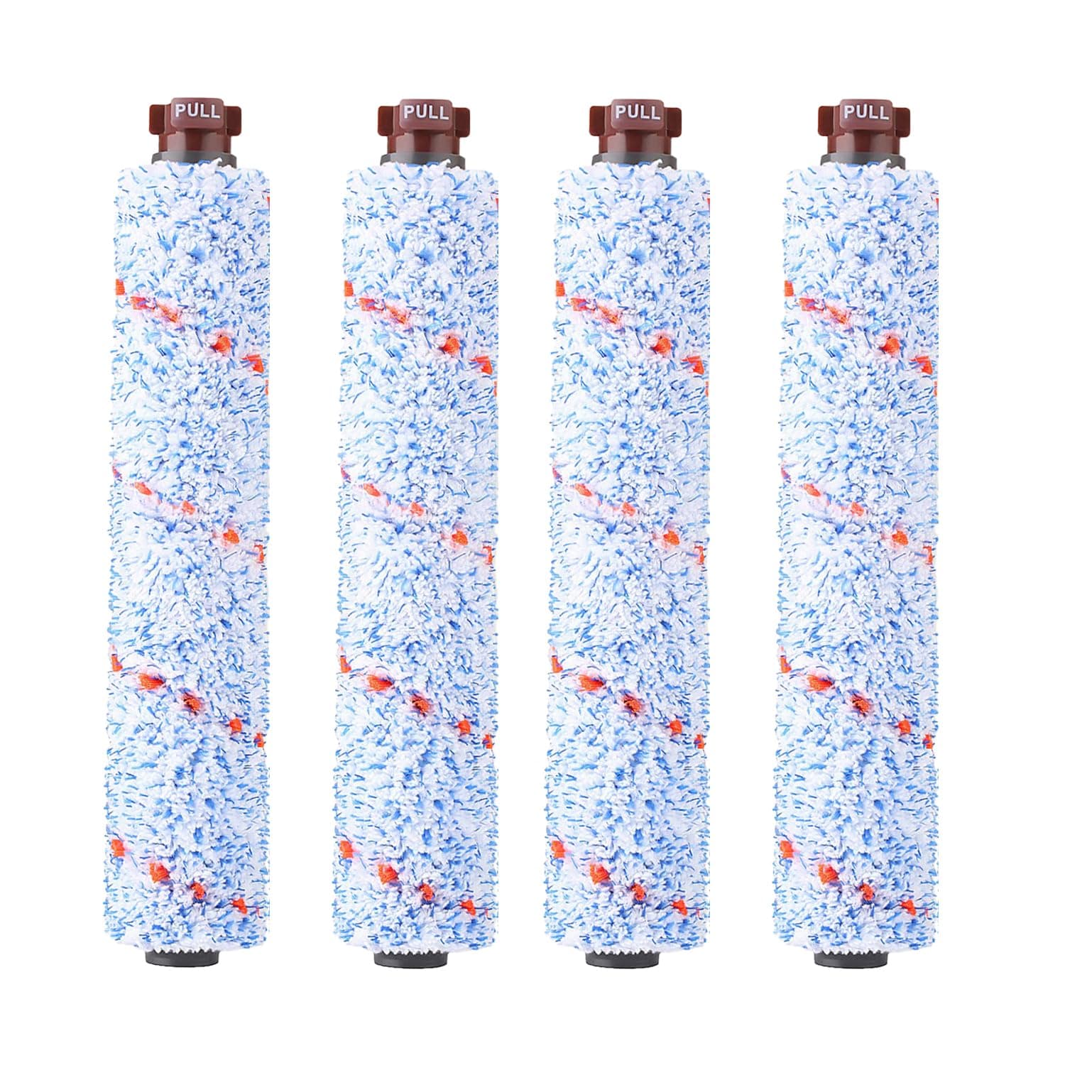 Colorfullife Replacement Gentle Clean Multi Surface 1868 Vacuum Brush Roll for Bissell Vacuum. 4 Roller Brush, Compare to Part 1608683 & 160-8683.