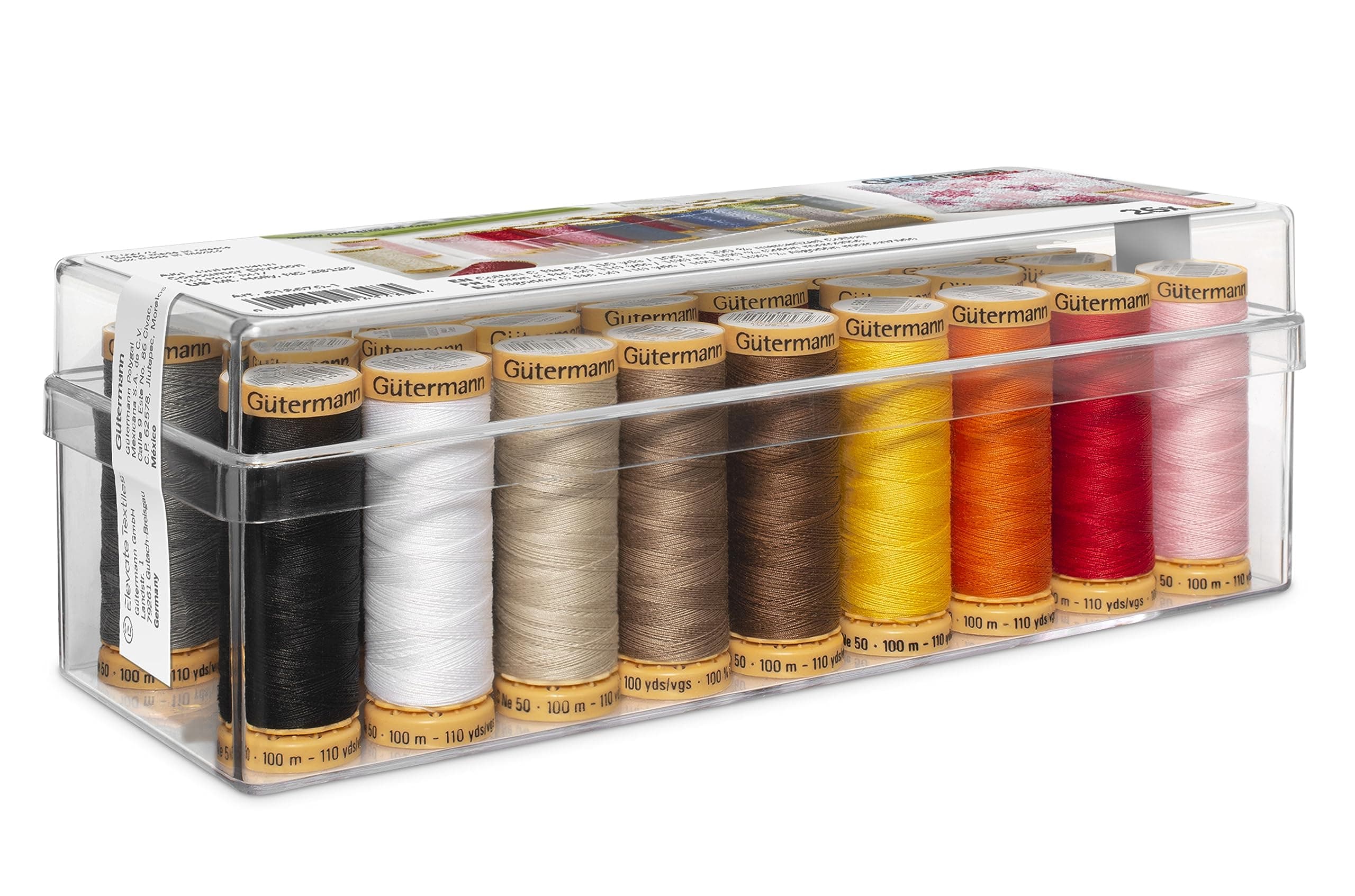 Gutermann Cotton Premium Thread Set - 26 Spools-