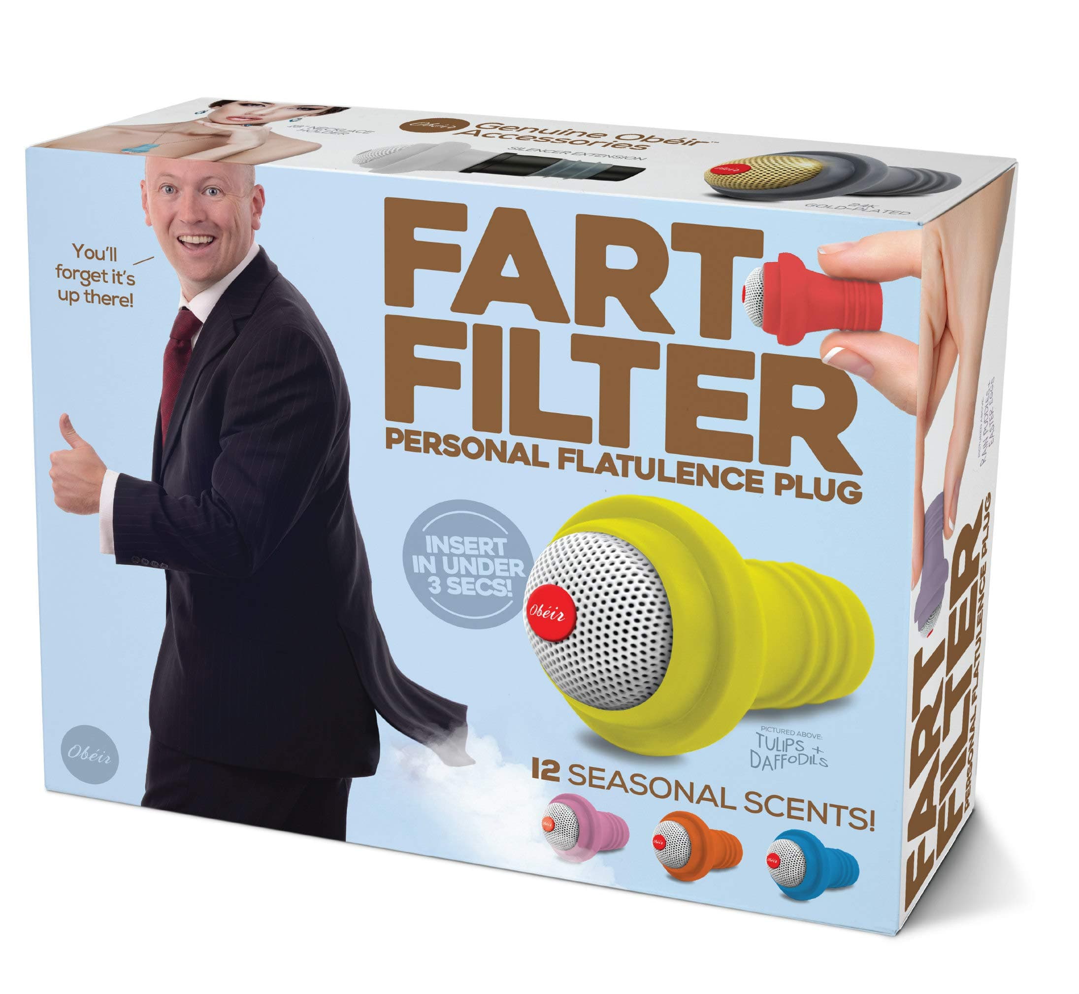 Prank-O Fart Filter – Funniest Prank Gift Box | Hilarious Empty Gag Gift for White Elephant & Christmas 2025 | Funny Gift Box for Coworkers, Friends & Men Who Have Everything, As Seen on Shark Tank