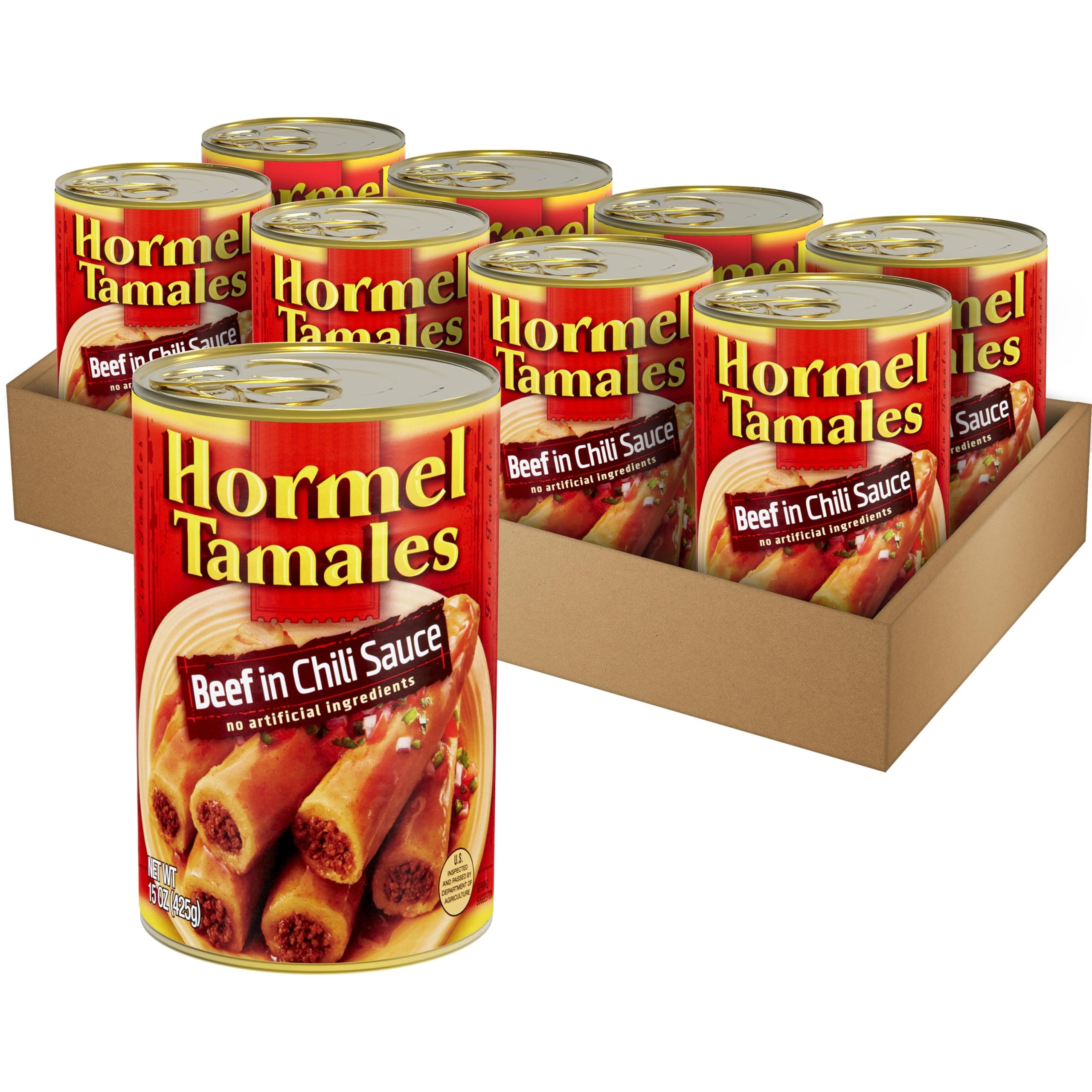 Beef Tamales 15 Oz (8 Pack)