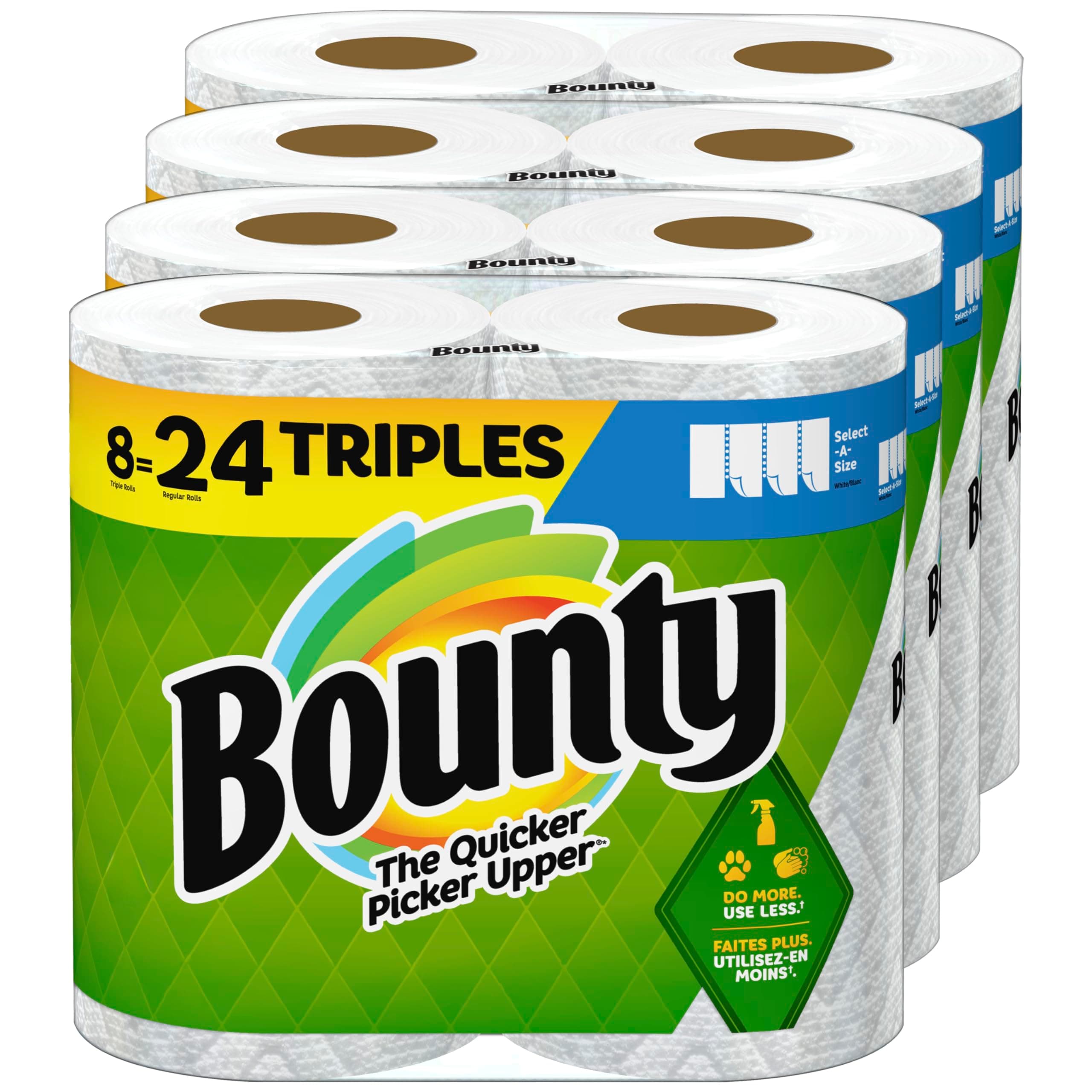 Select-A-Size Paper Towels, White, 8 Triple Rolls = 24 Regular Rolls