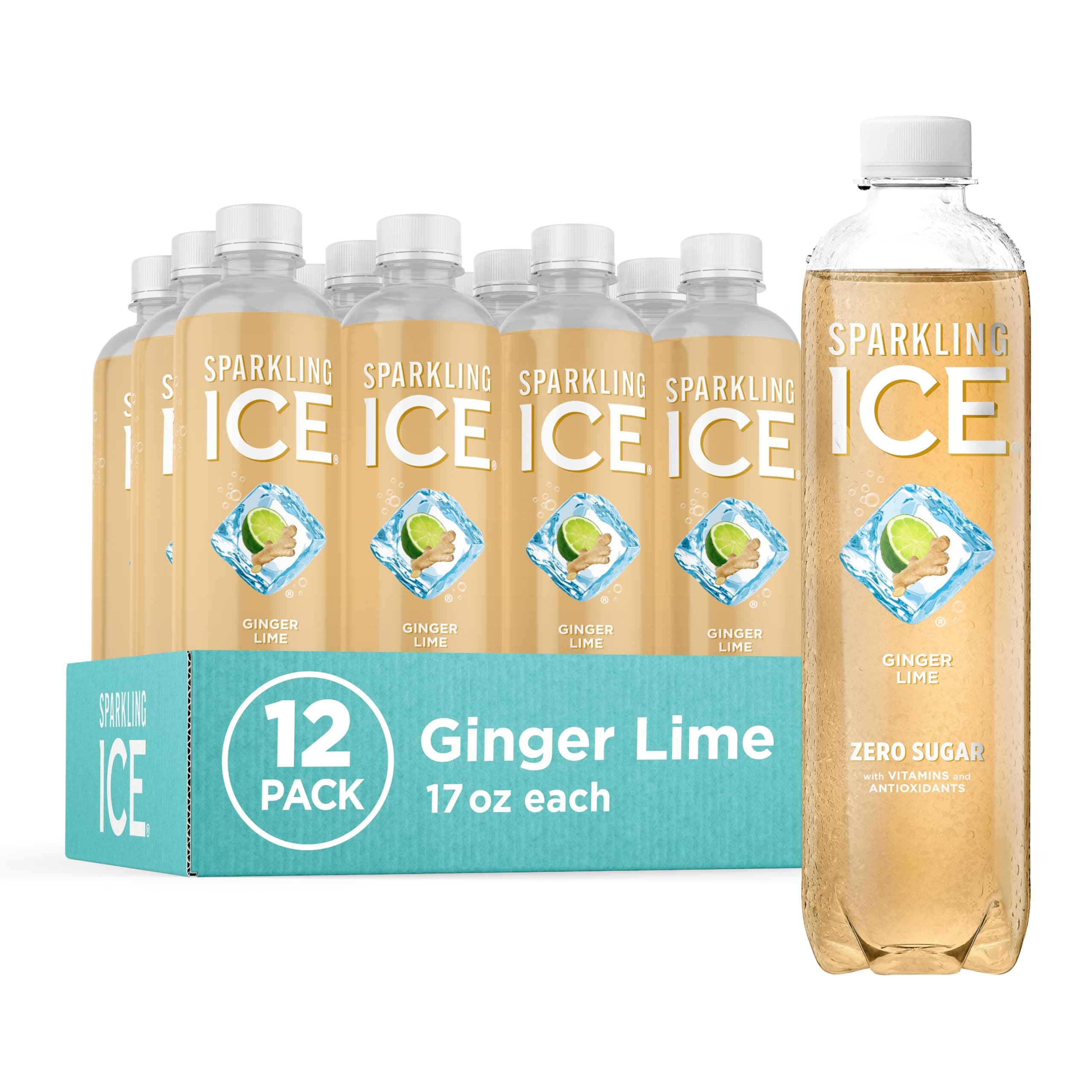 Sparkling Ice, Kiwi Strawberry, Zero Sugar, 7.5 Fl Oz