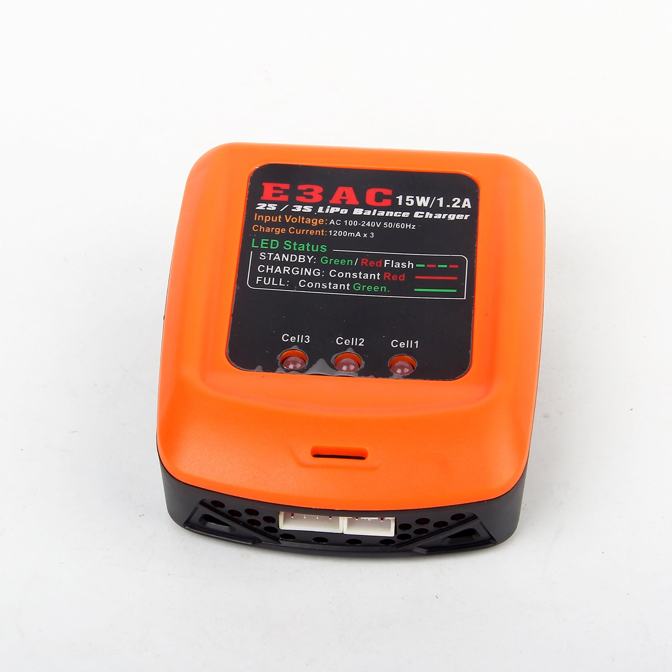 E3AC 15W/1.2A compact 2S/3S LiPo Balance smart Charger for for RC Quadcopter RC Car 7.4v-11.1v LiPo Battery