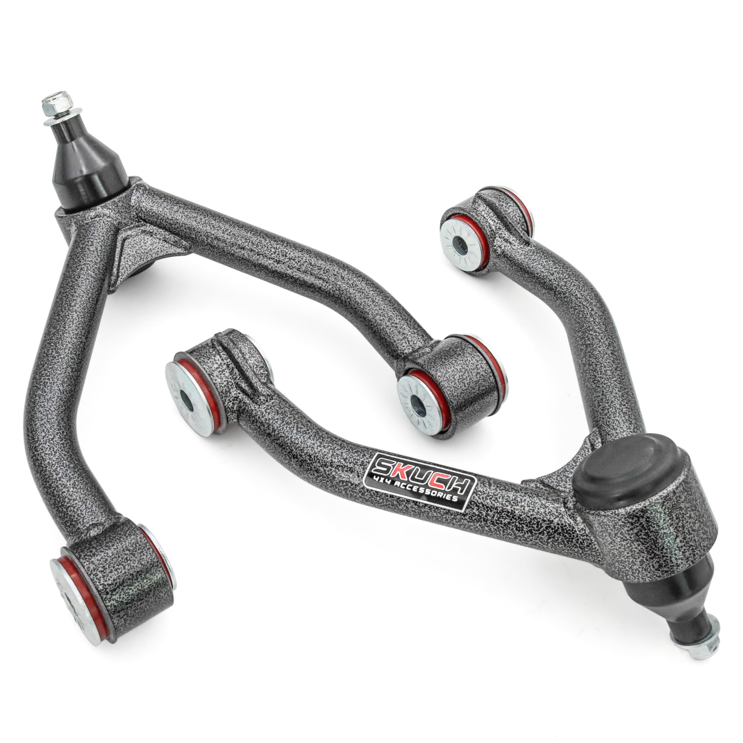 Front Upper Control Arms for 1988-1999 Chevy K1500& GMC K1500, 1992-1999 Yukon & K1500 Suburban,1988-1991 V1500 Suburban,1995-1999 Tahoe,2-4" Lift Adjustable Control Arms with Ball Joint (2PCS)