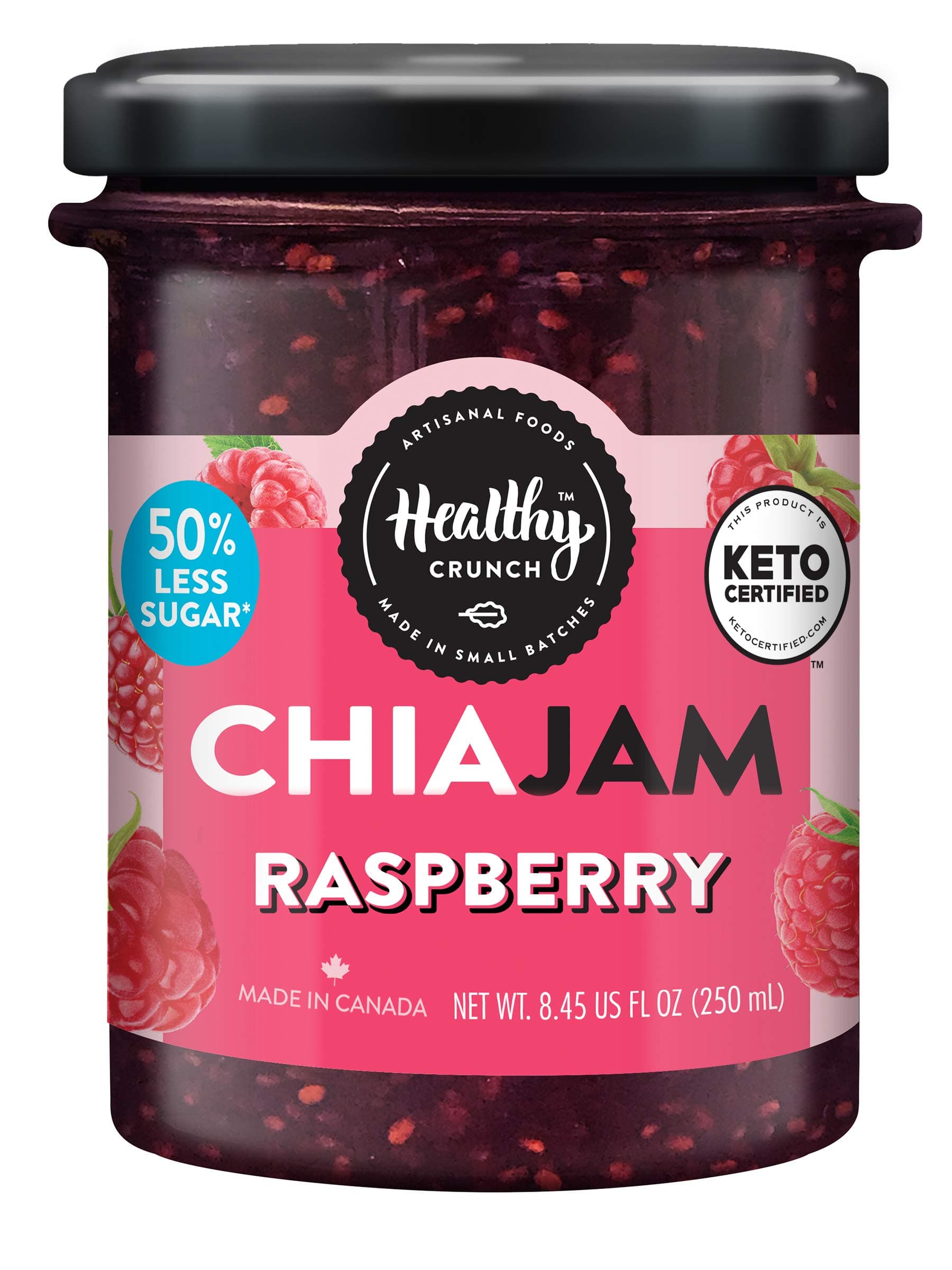 Healthy Crunch Chia Jams (Raspberry, 6 Pack)