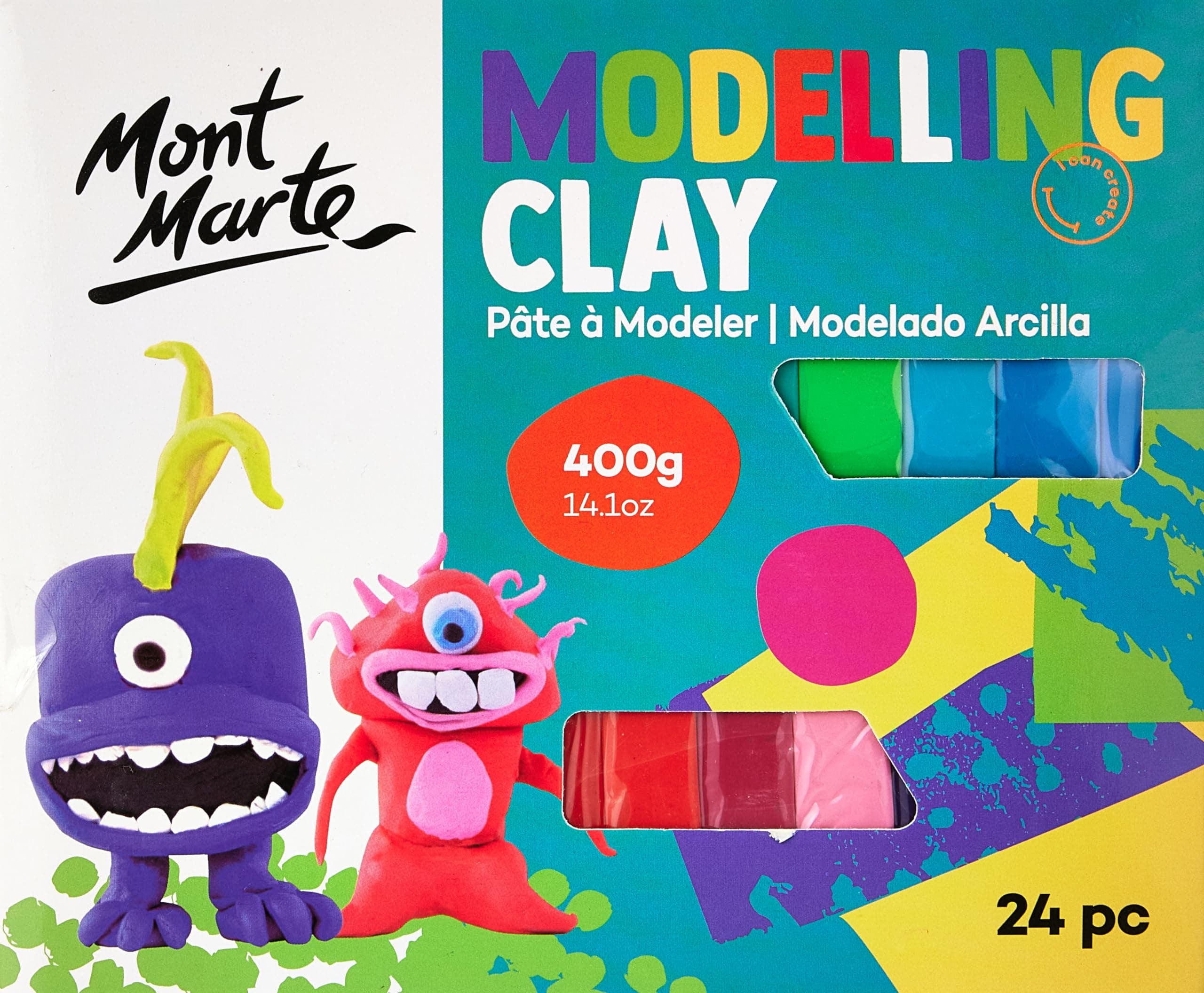 Mont MarteKids Modelling Clay 24-Piece Set