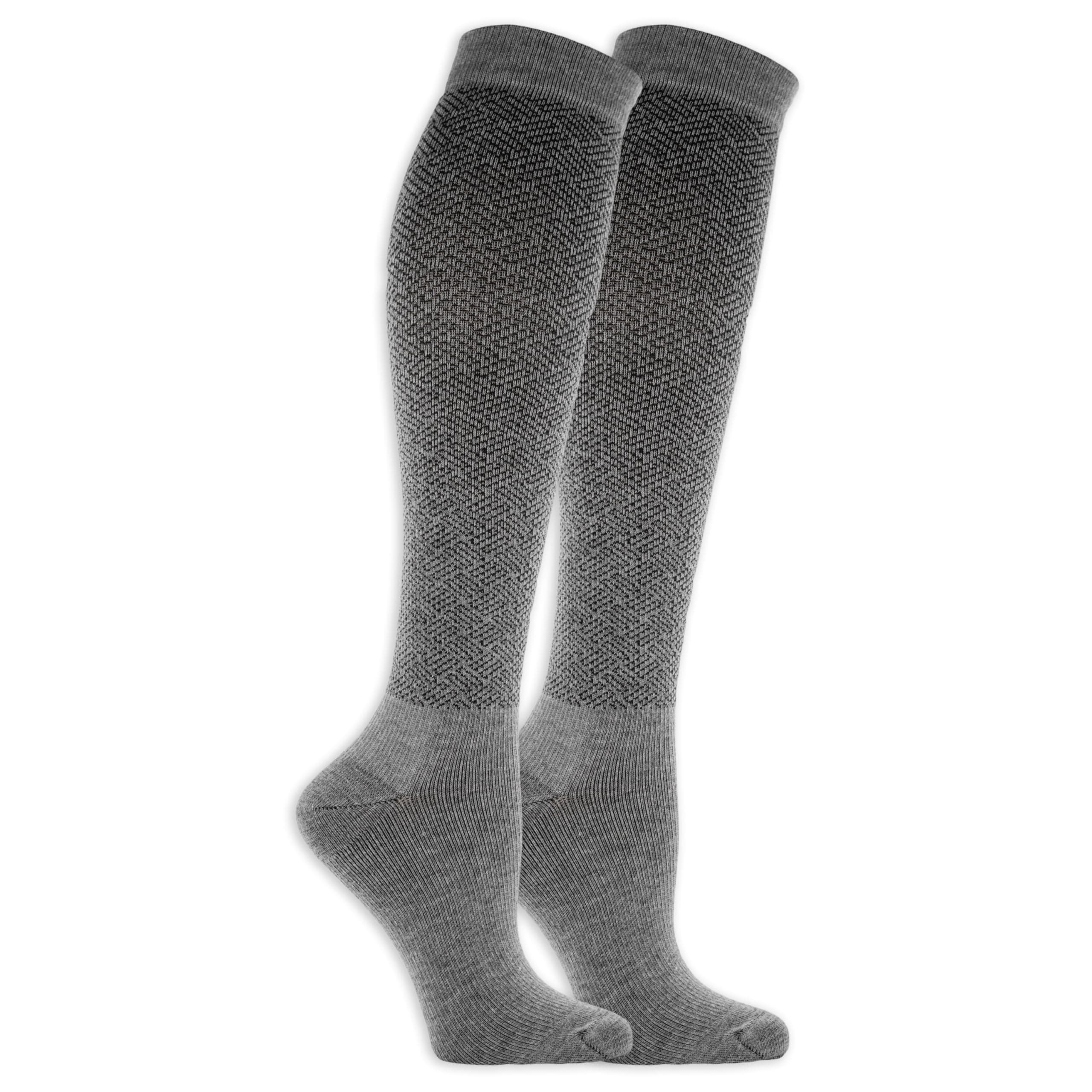 Men's Graduated Compression Over the Calf Socks - 2 & 3 Pair Packs - Comfort Fatigue Relief