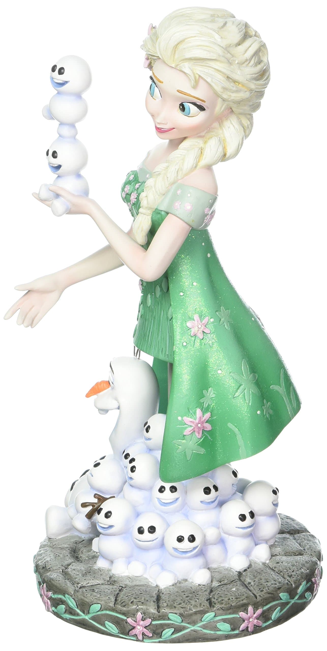 Grand Jester Studios Ceramic 4053355 Elsa Bust Figurine (Multicoloured, 19 x 11 x 21.5 cm)