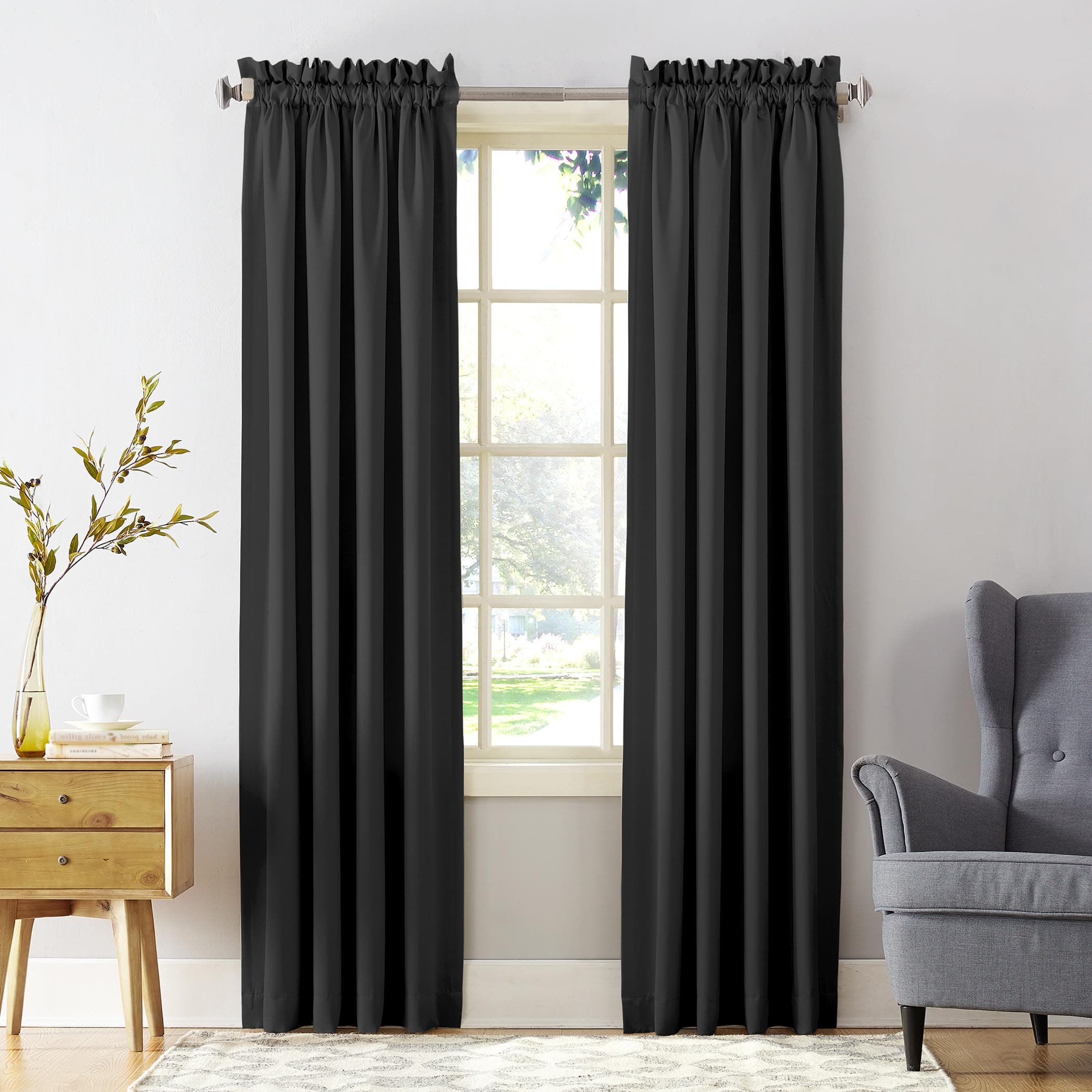 Barrow Energy Efficient Rod Pocket Curtain Single Panel