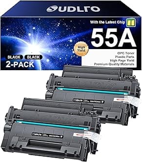 55A Toner Cartridge - Black High Yield Replacement for HP 55A 55X CE255A CE255X to Compatible with P3015 P3015dn P3015x Pro 500 MFP M521dn M521dw M525dn M525f M525c Printer