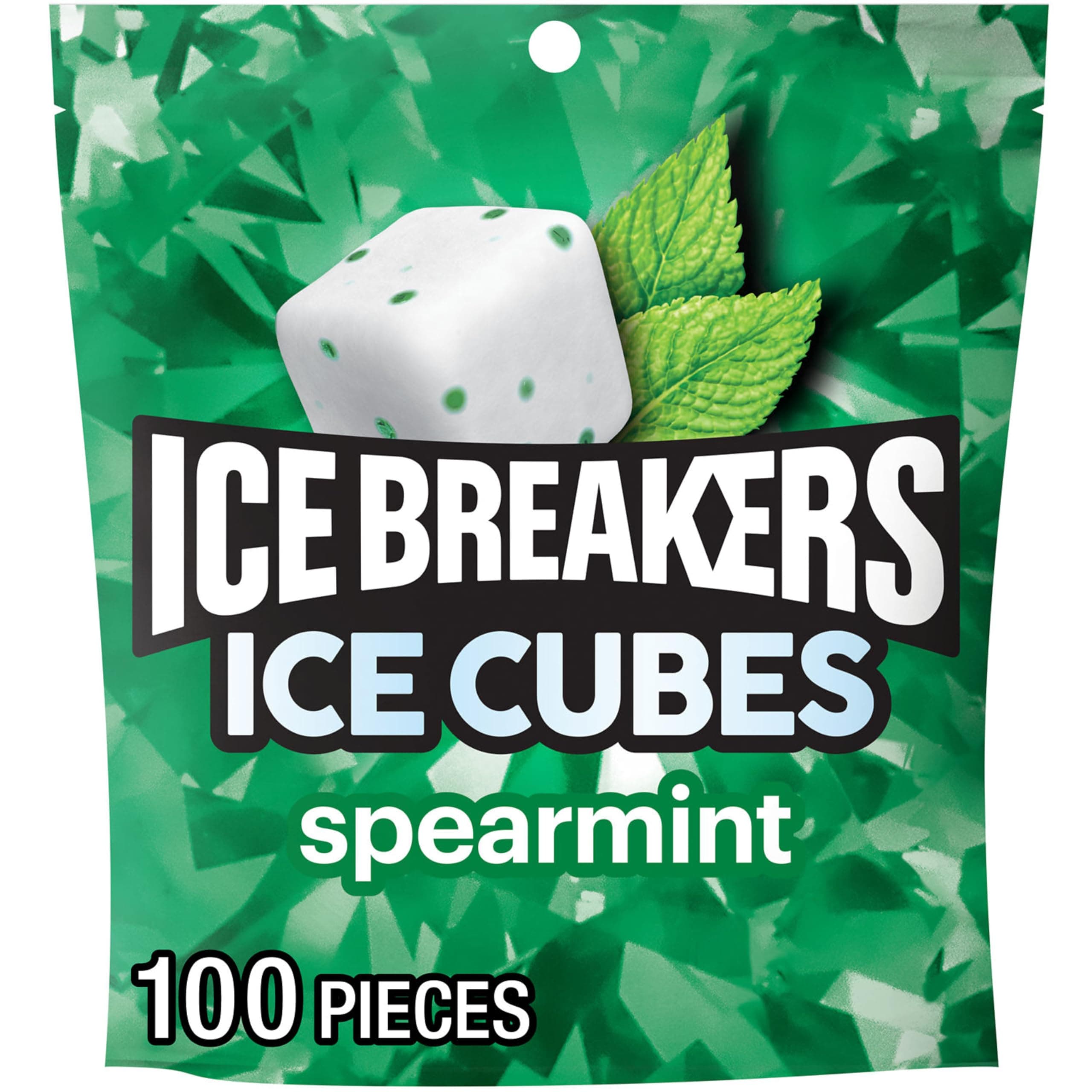 Ice Breakers Ice Cubes Spearmint Gum - 8.11oz/100ct