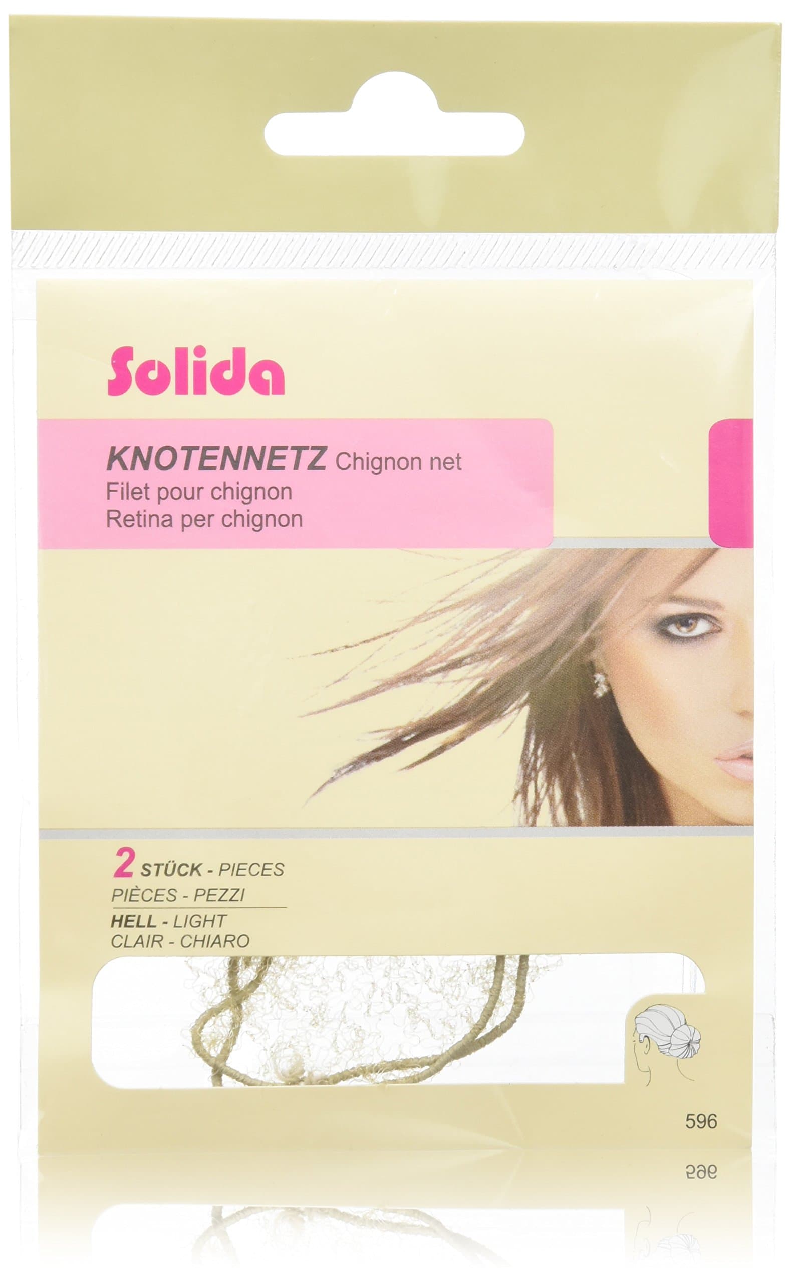 Solida Chignon Net Ultra Stretch for Hair Buns Light Chignon Net Ultra Stretch for Hair Buns 2 Pieces